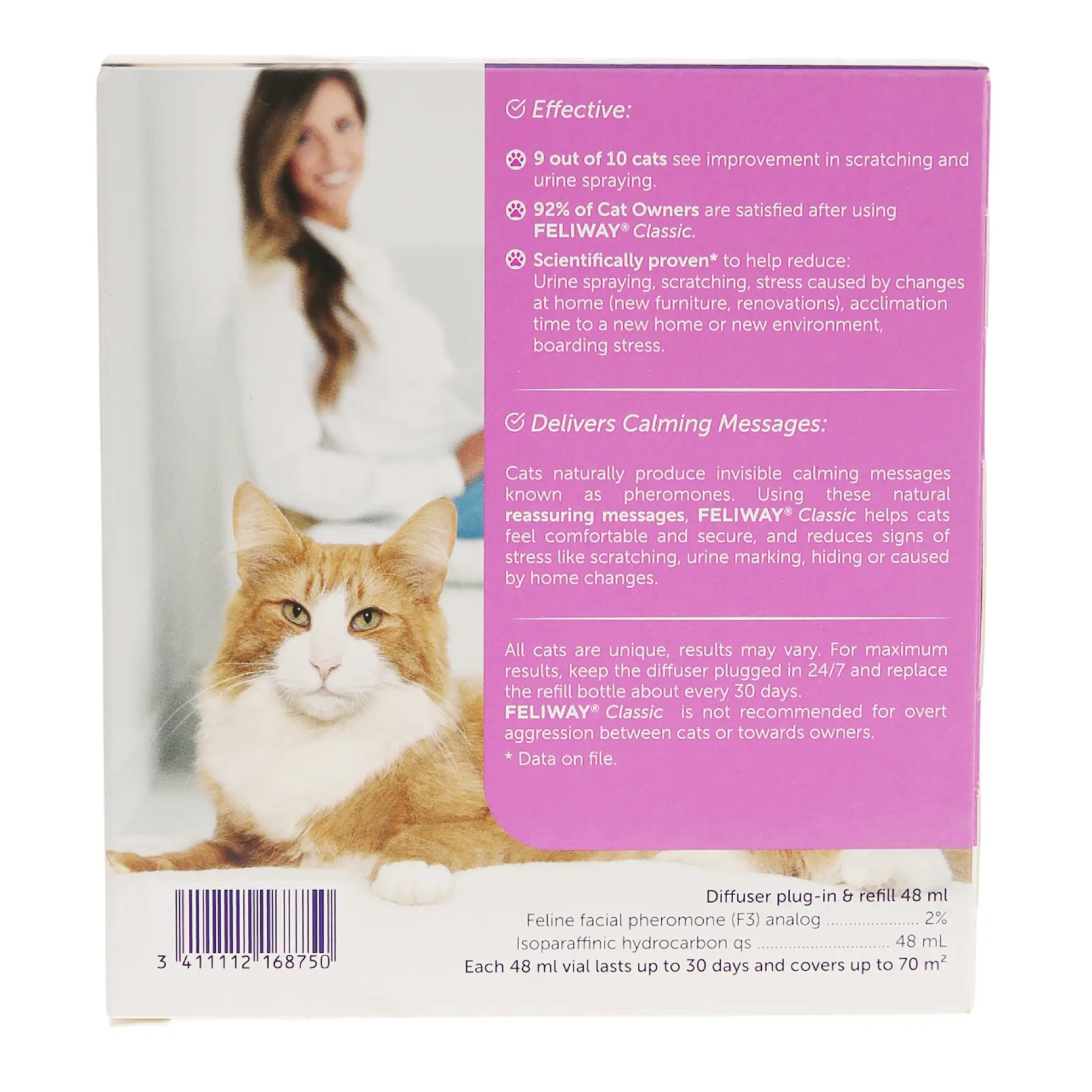 Feliway Classic Cat Diffuser + Refill (48 ml)