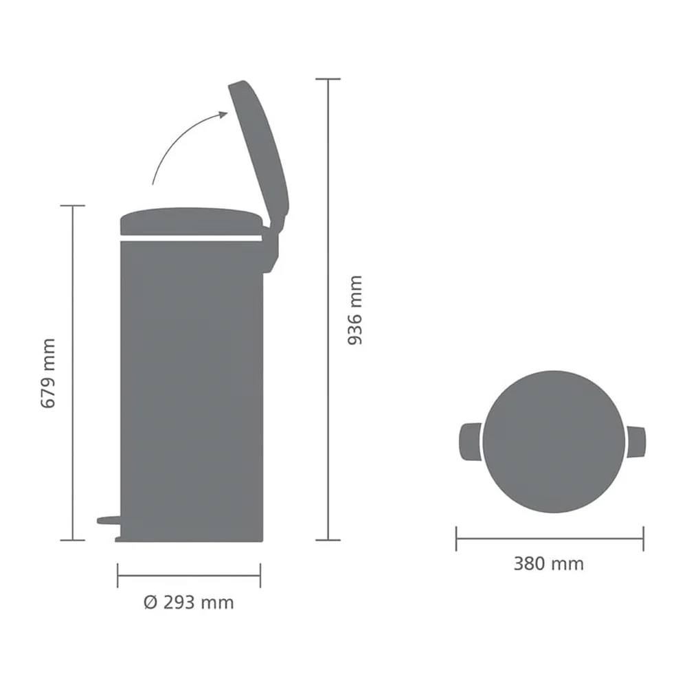 Brabantia NewIcon Pedal Bin (30 L)