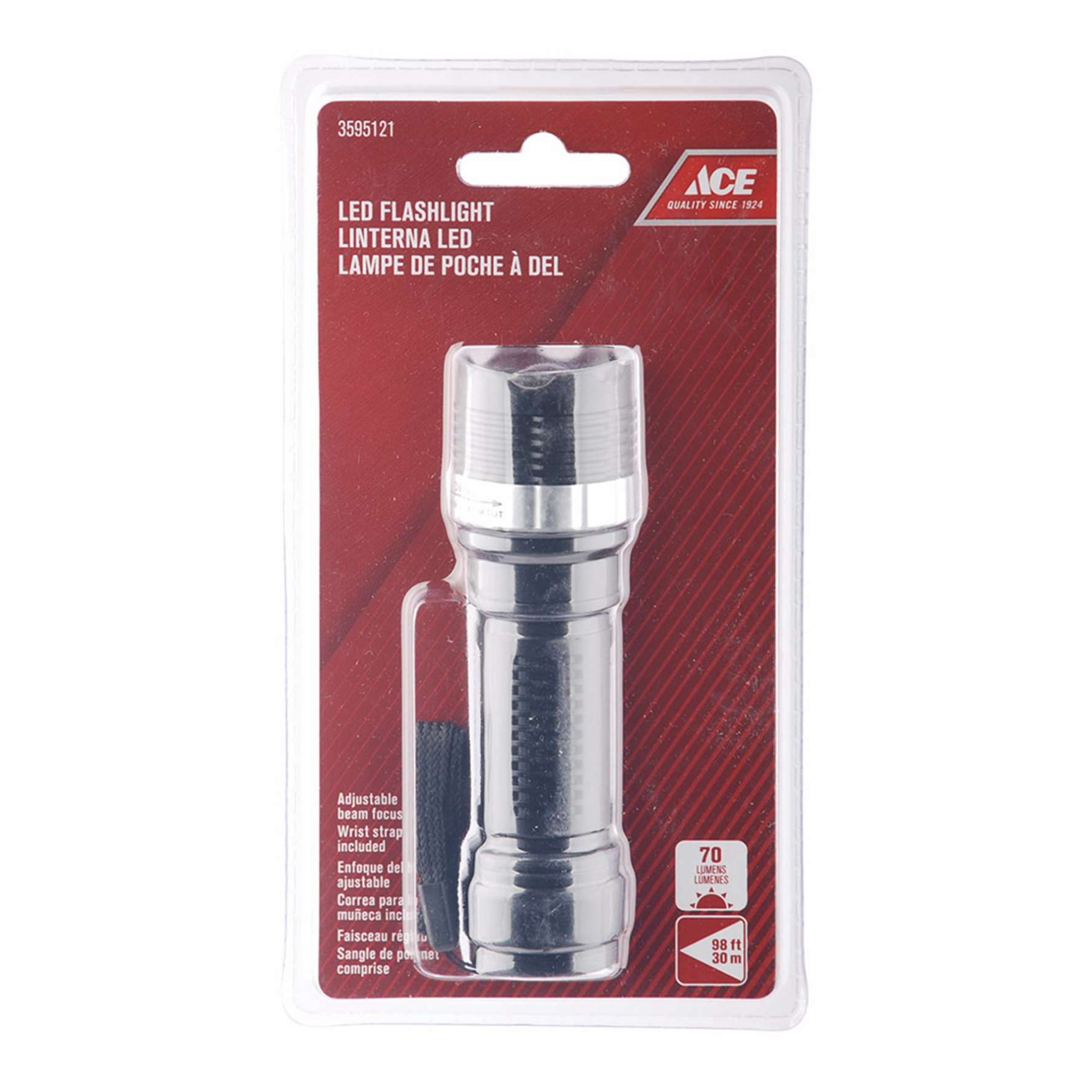 Ace ABS LED Flashlight (70 Lumen, 1 W)