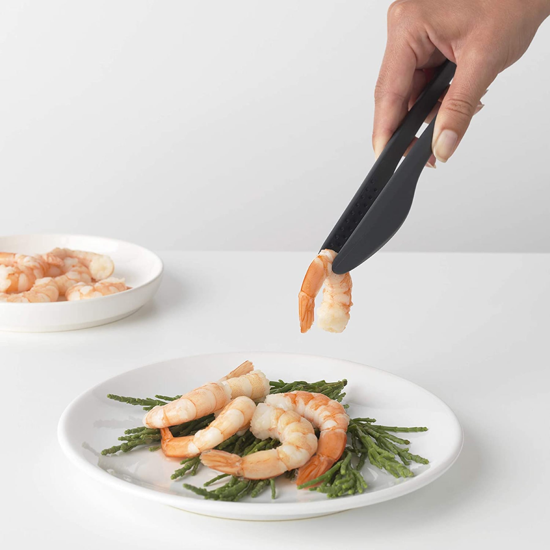 Brabantia Tasty+ Nylon Kitchen Tongs Plus Tweezers (2.7 x 7.2 x 29.2 cm)