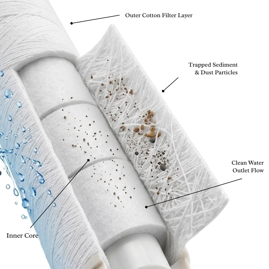 Bold Aqua PP Cotton Filter Pack (3 Pc.)