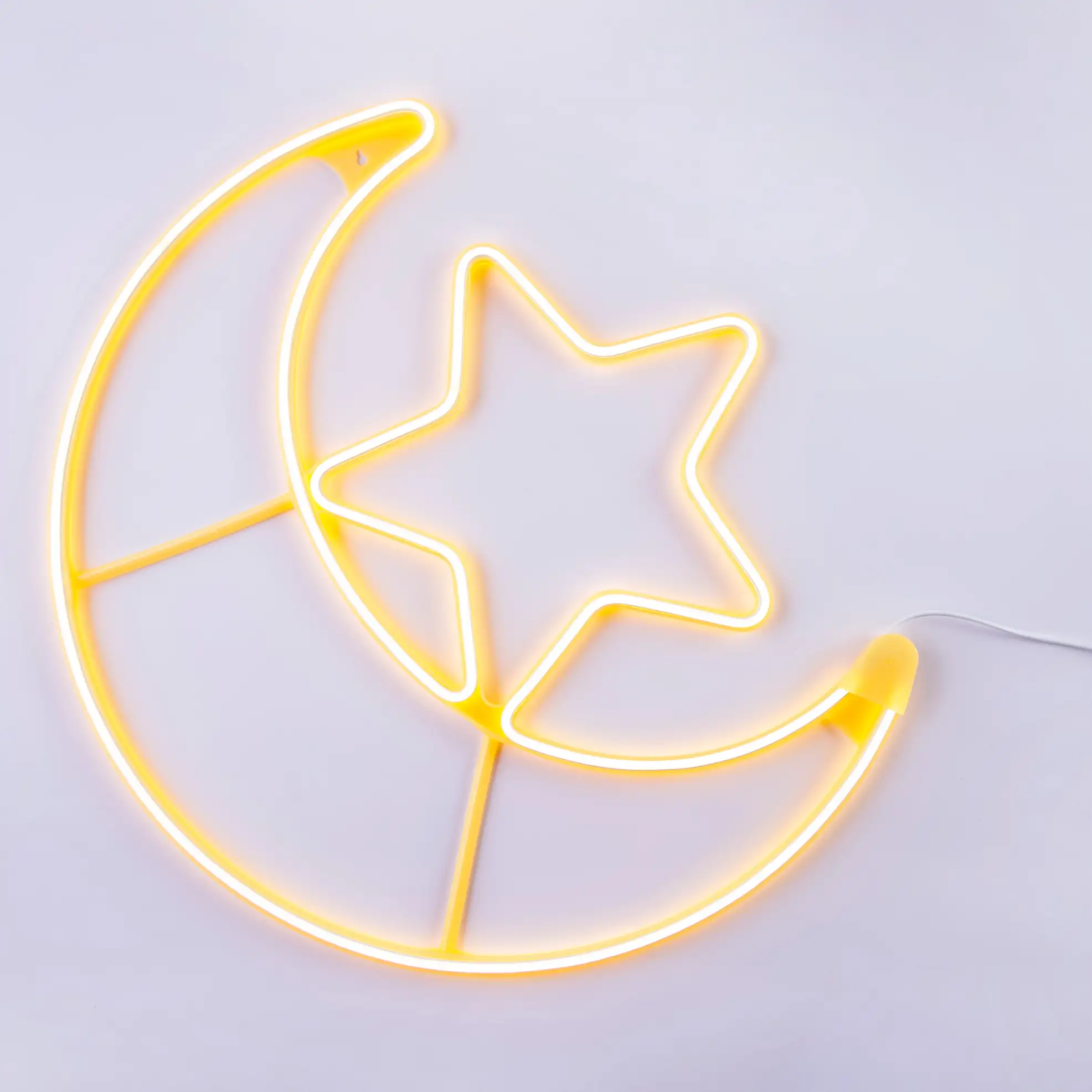 Hilalful Moon Star LED Light (60 x 51 x 1.7 cm)