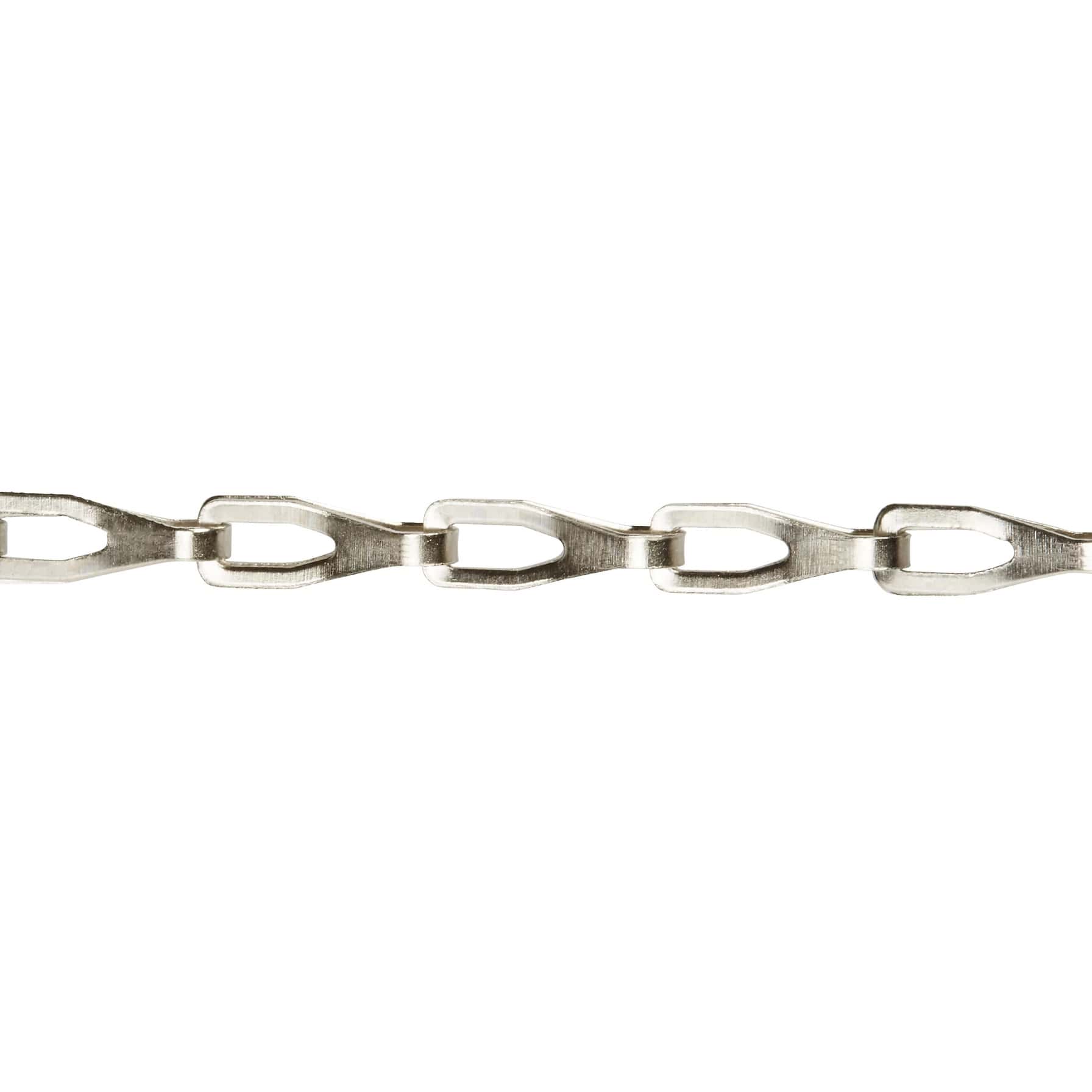 Diall Nickel-Plated Steel Sash Signalling Chain (2 mm x 2.5 m)