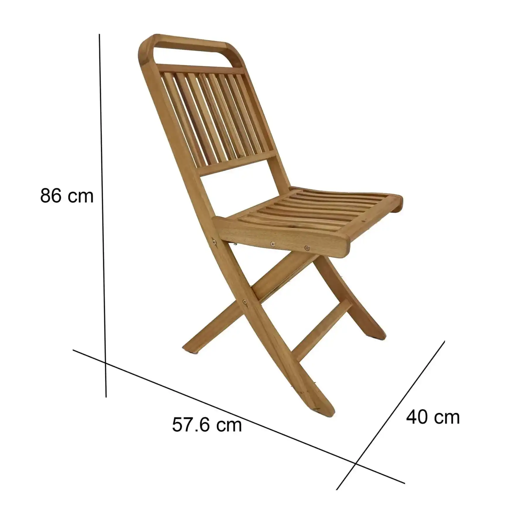 Coconino Acacia Wood Bistro Set Living Accent (3 Pc.)