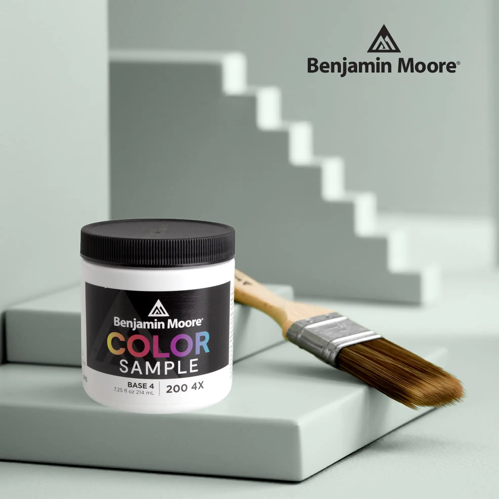 Benjamin Moore Interior Paint Sample (237 ml, Base 4, Eggshell)