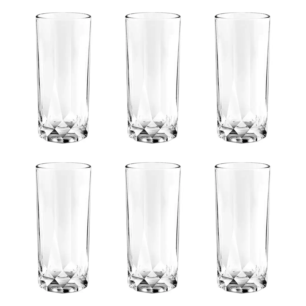 Ocean Connexion Hi Ball Glass Set (6 Pc., 350 ml)