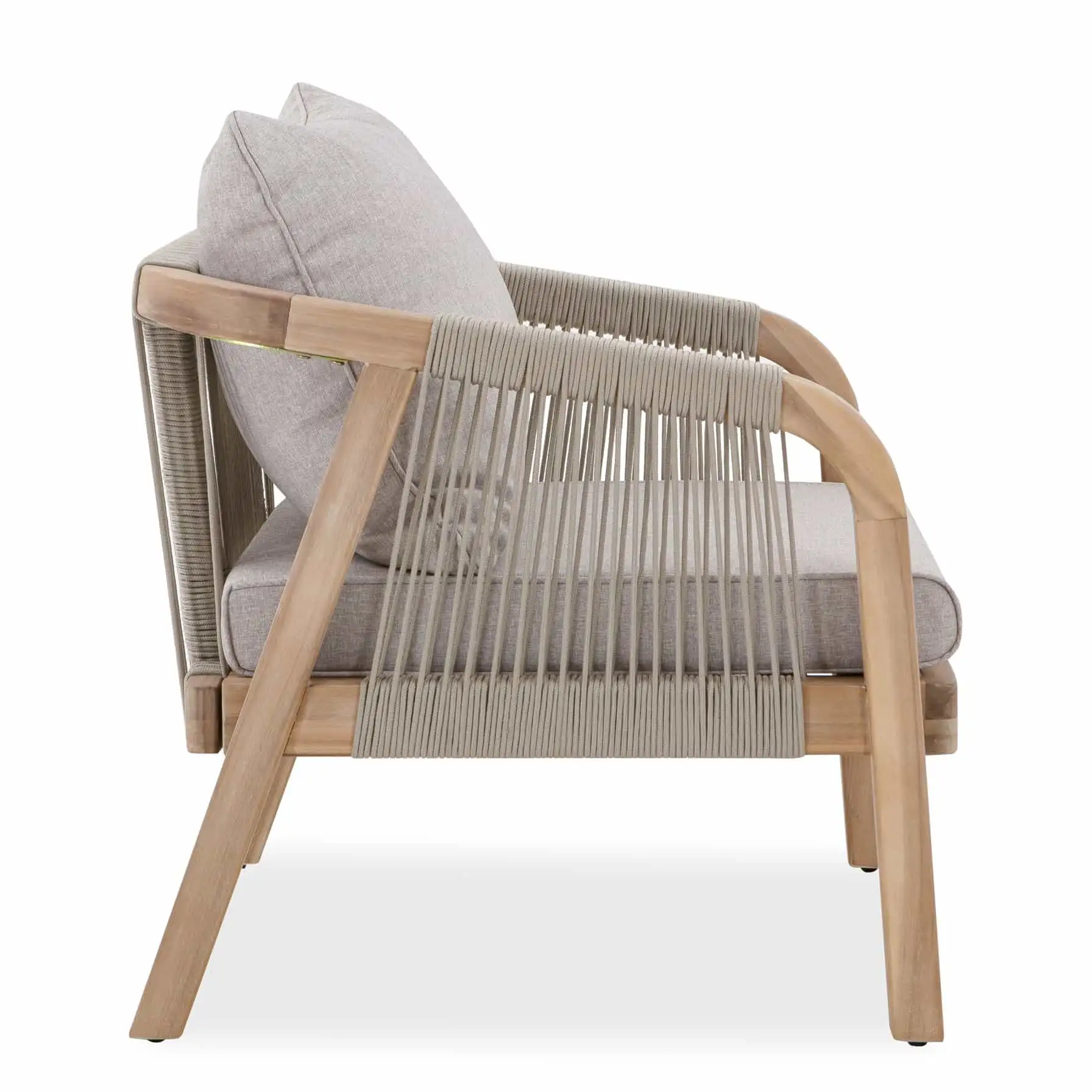 1-Seater Acacia Rope Sofa W/Cushion Diablo (72 x 79 x 67 cm)