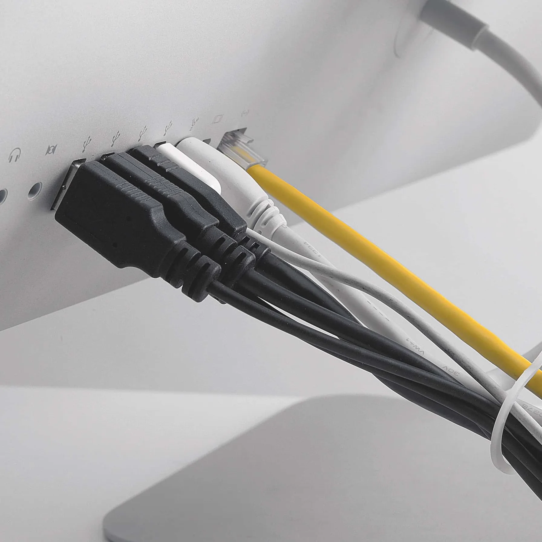 D-Line Cable Tidy Twists, DL-0008 (White, 20 Pc.)