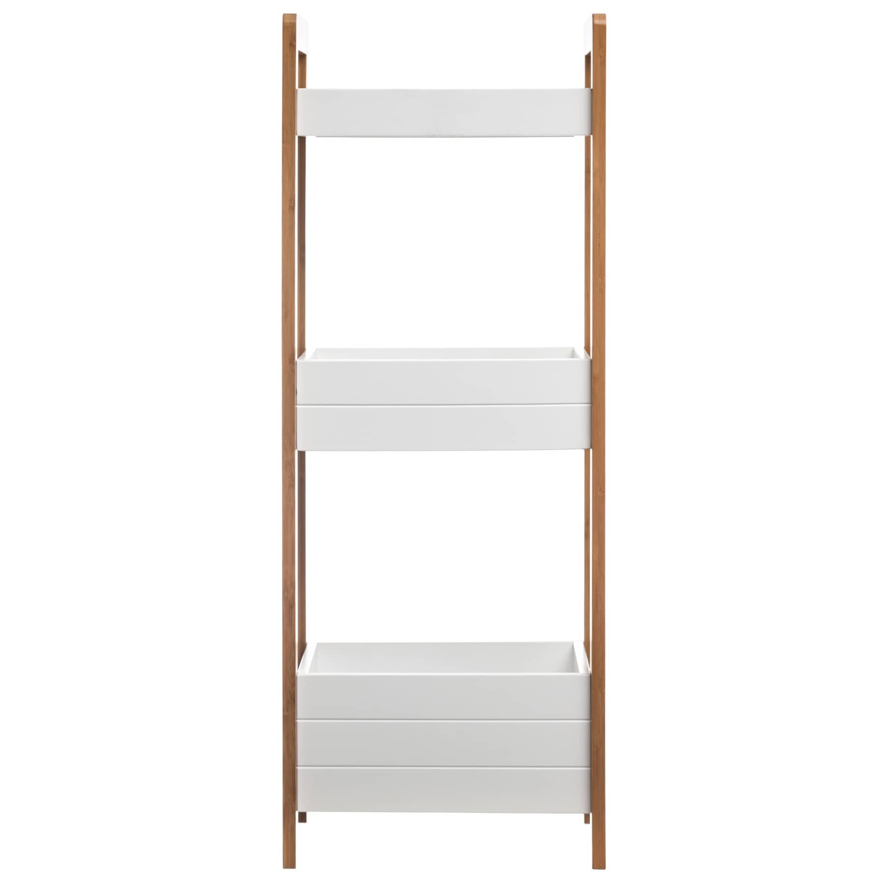 5Five Bamboo MDF 3-Tier Shelf (28 x 20 x 74 cm)