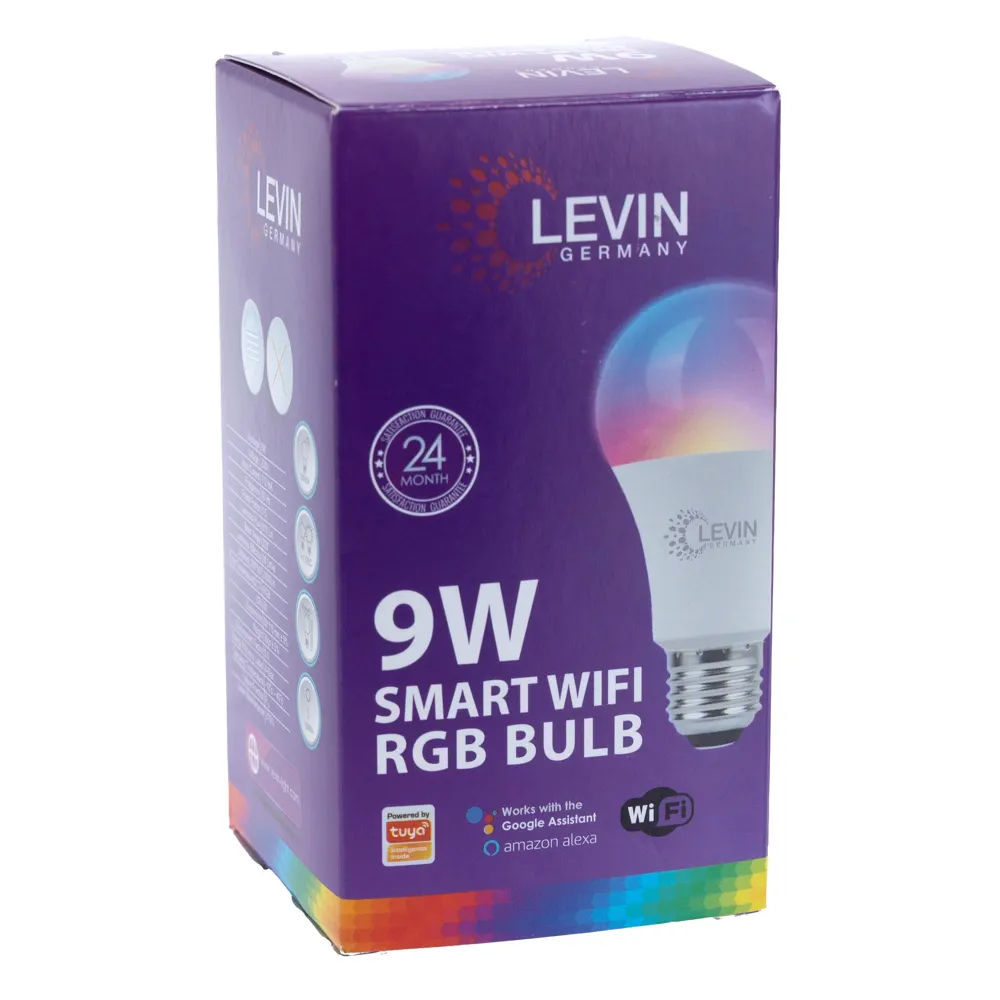 Levin Tuya Compatible Smart Bulb (220-240 V, 9 W)