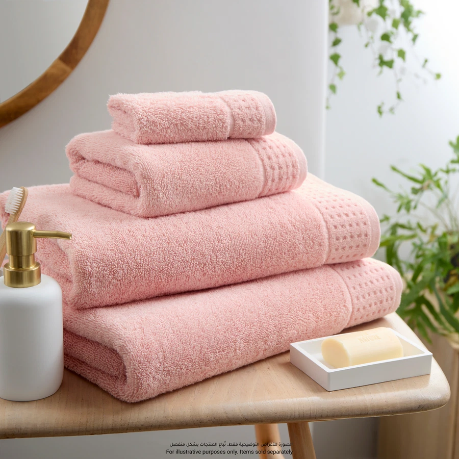 Kingsley Bloomsbury Face Towel Set (Pink, 30 x 30 cm, 4 Pc.)