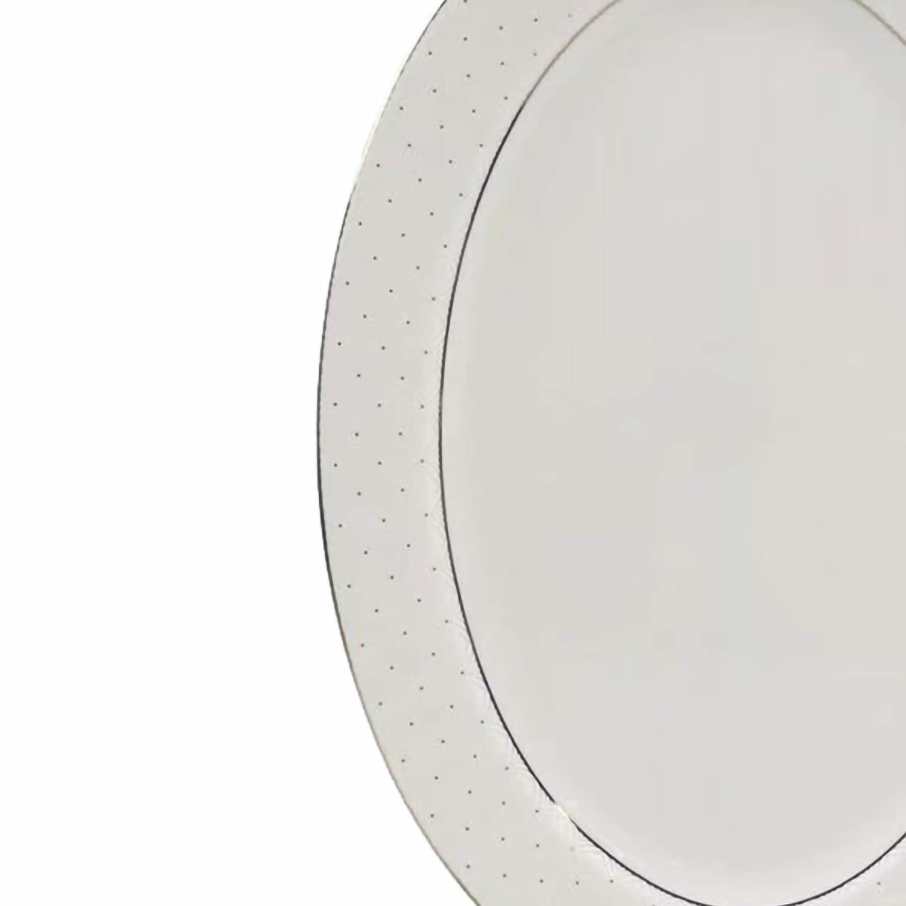 Queens Bone China Oval Plate (30 cm)