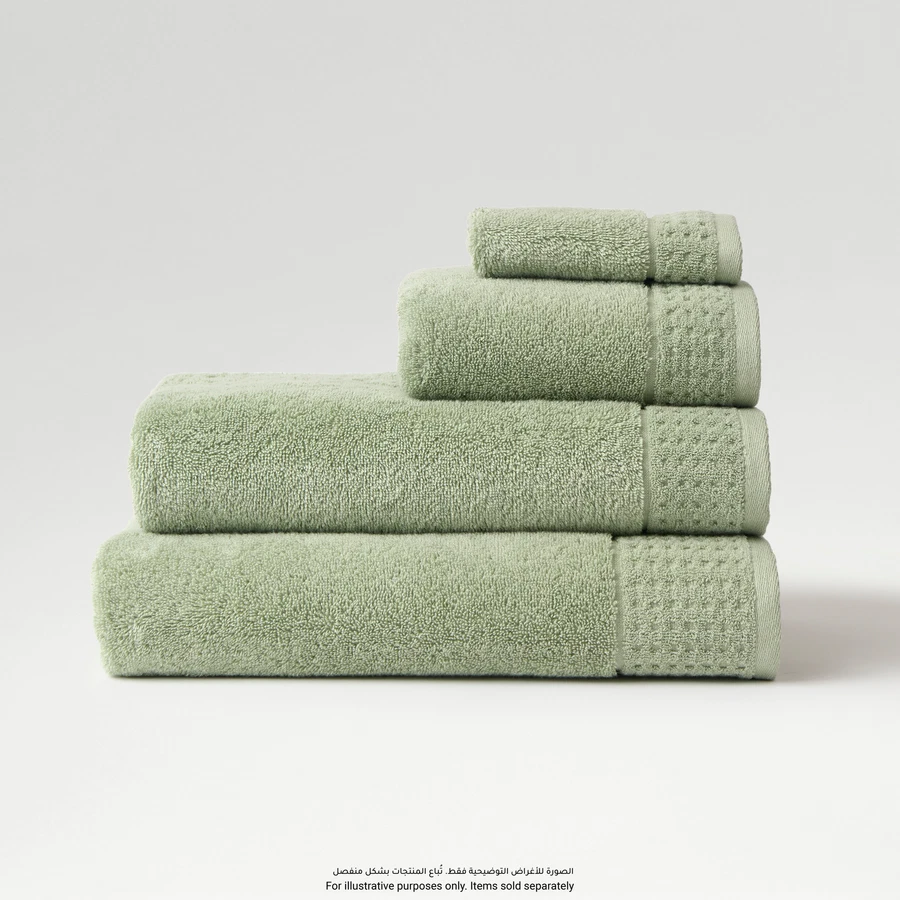 Kingsley Bloomsbury Bath Sheet (Sage, 90 x 150 cm)