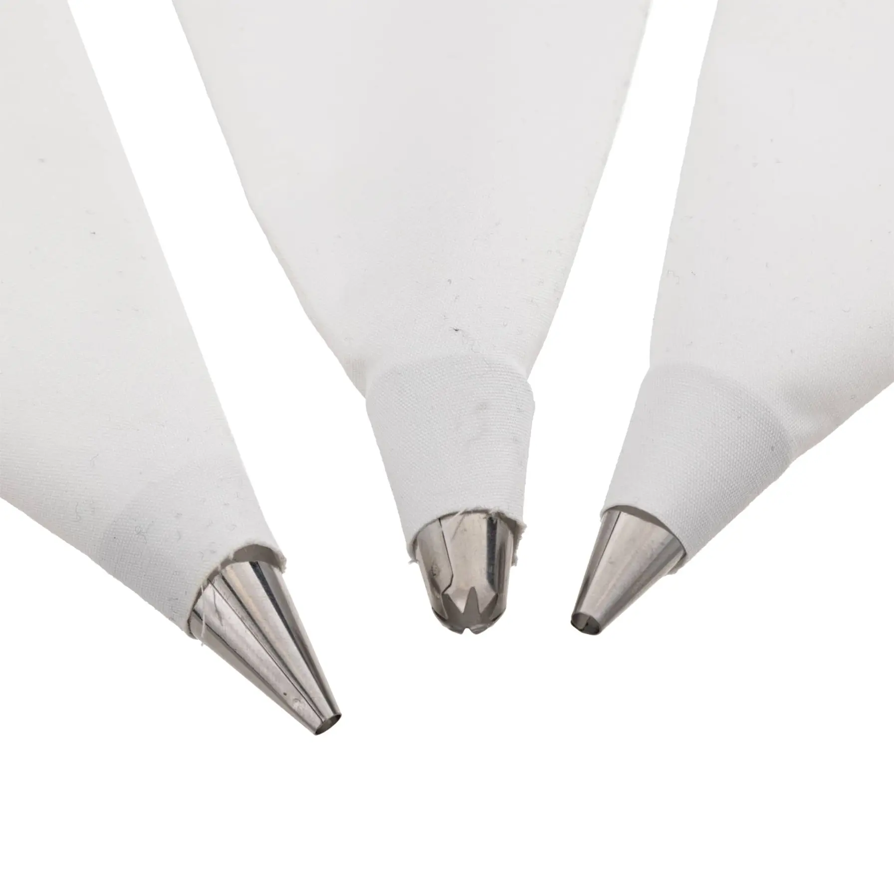 5Five Reusable Fabric Piping Bag Set W/Nozzles (3 Pc.)