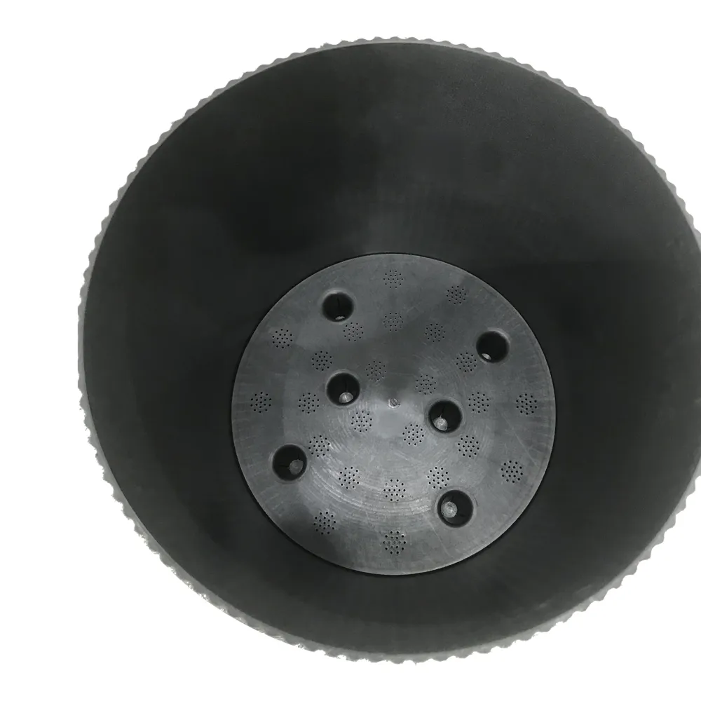 Verve Vertical Ribs Oval Plastic Pot (35 cm, Black)