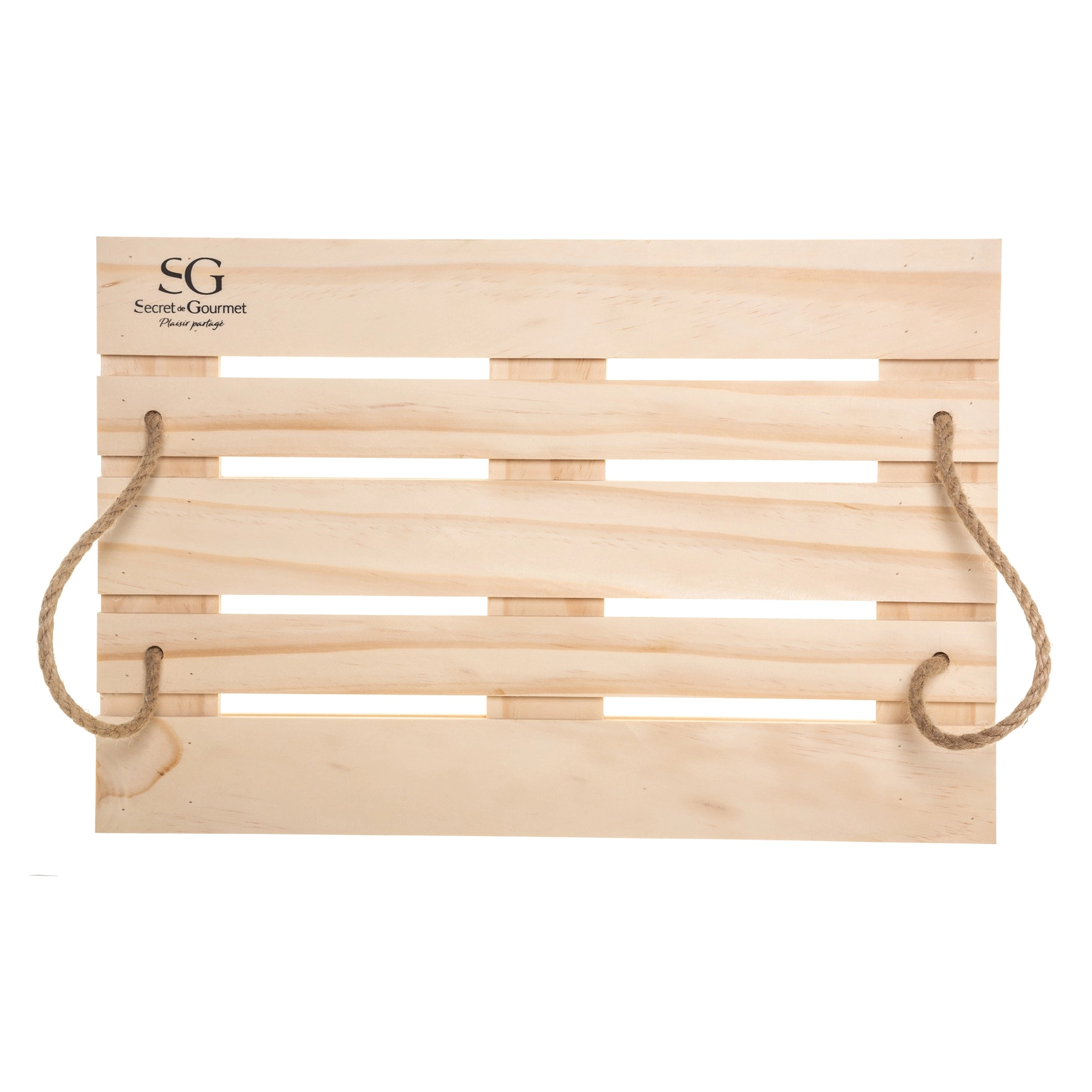 SG The Retro Lifestyle Wood Serving Tray (42 x 28 x 2.7 cm)