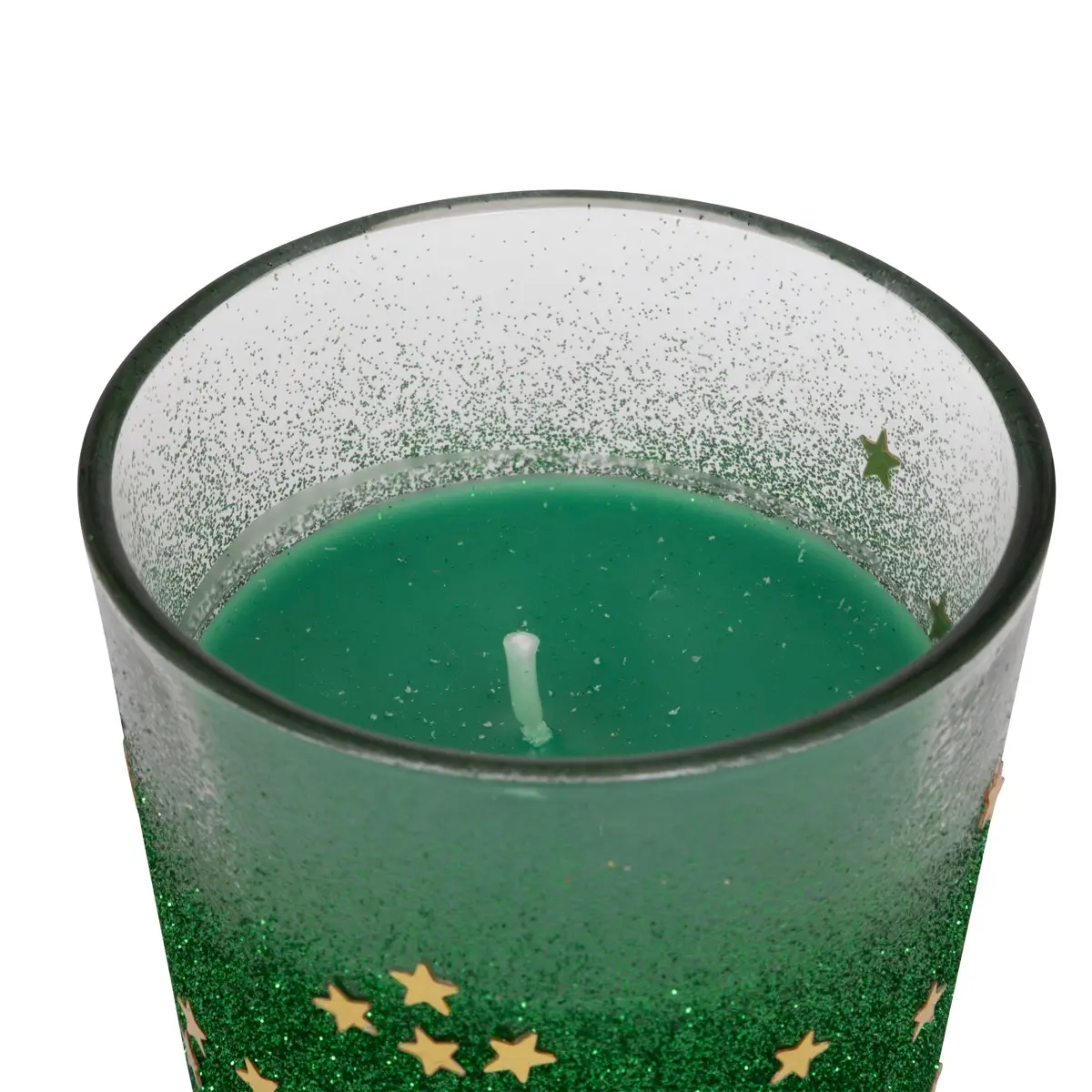 Feeric Candle+Candle Holder (8 cm, Green)