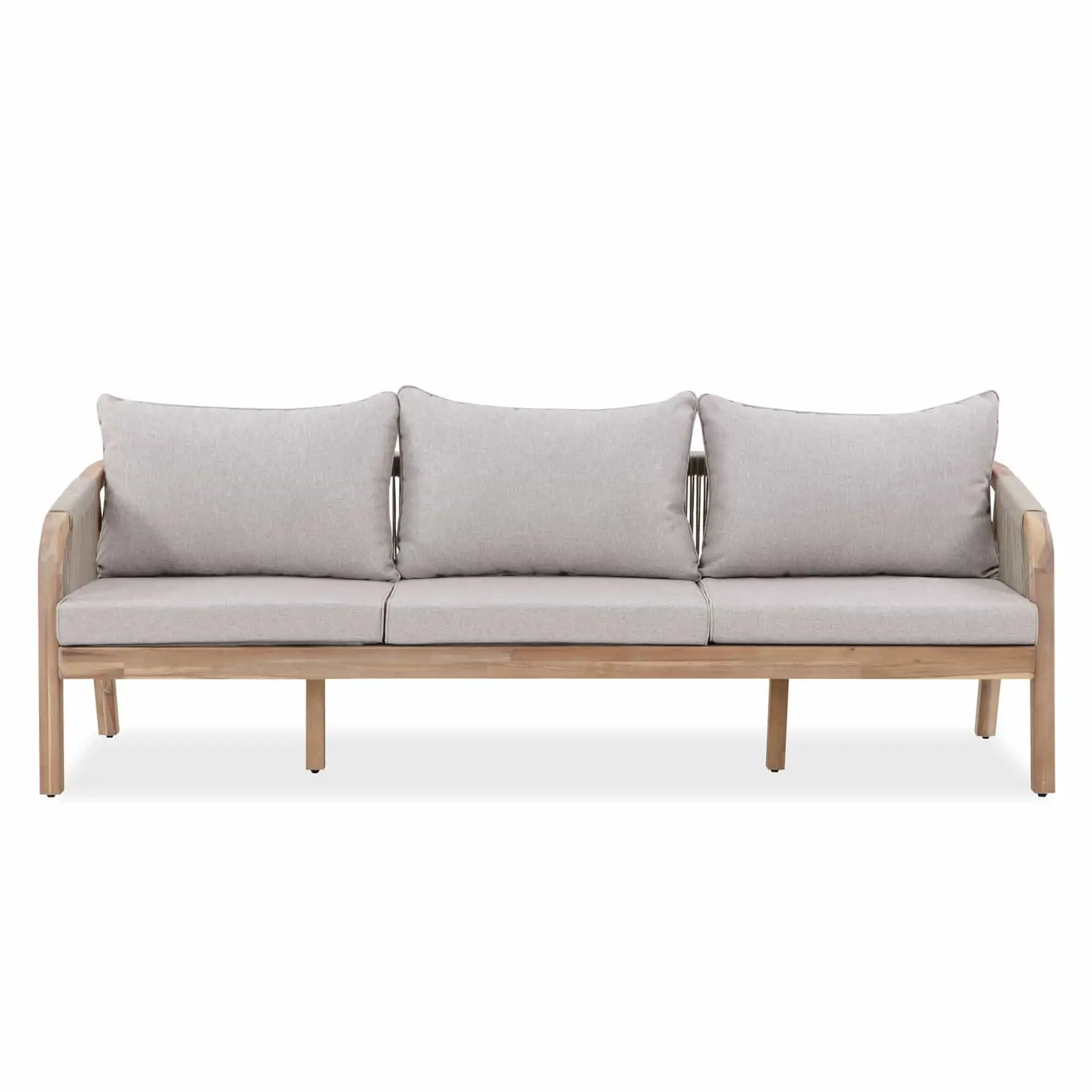 3-Seater Acacia Rope Sofa W/Cushion Diablo (72 x 210 x 67 cm)