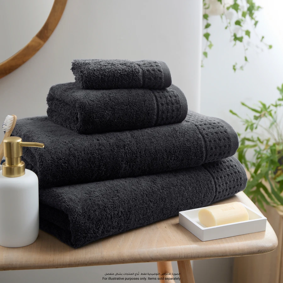 Kingsley Bloomsbury Bath Sheet (Grey, 90 x 150 cm)