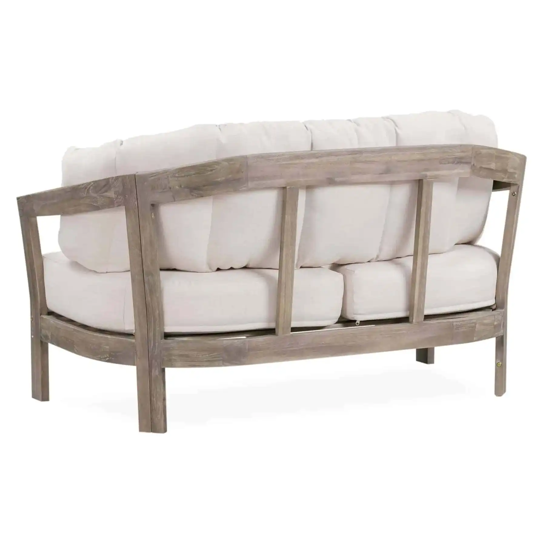 Bridgeport 2-Seater Acacia Wood Outdoor Sofa (167 x 91 x 80 cm)