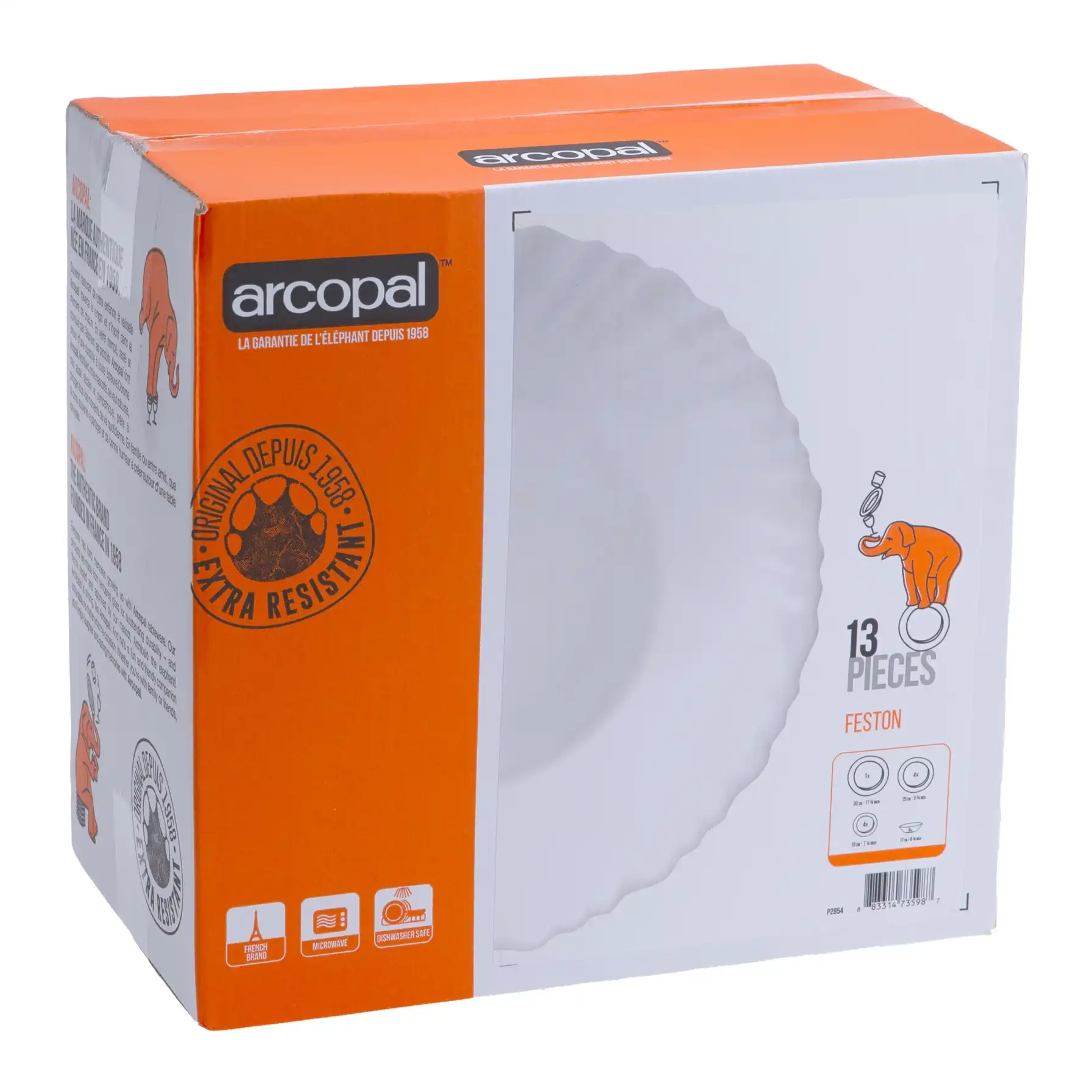 Arcopal Feston Dinner Set (13 Pc.)