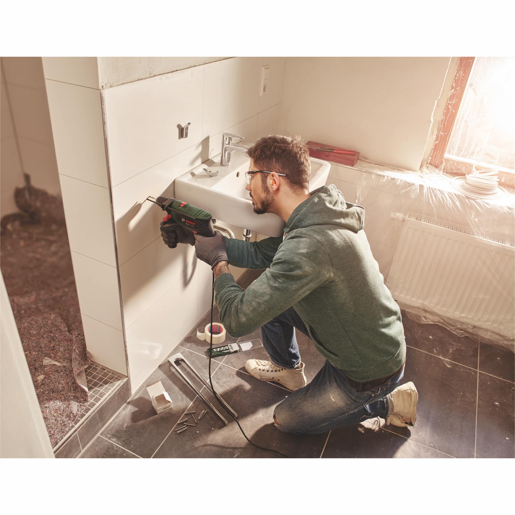 Bosch EasyImpact 600 Corded Impact Hammer Drill (600 W)