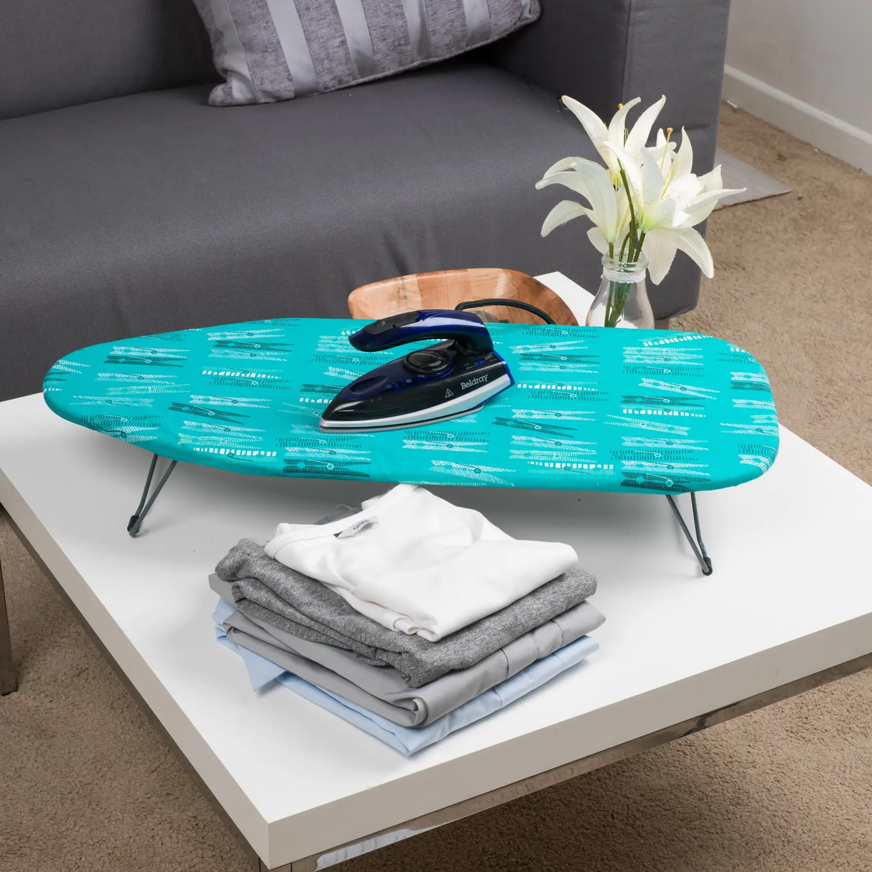 Beldray Pegs Tabletop Ironing Board (73 x 31 cm)