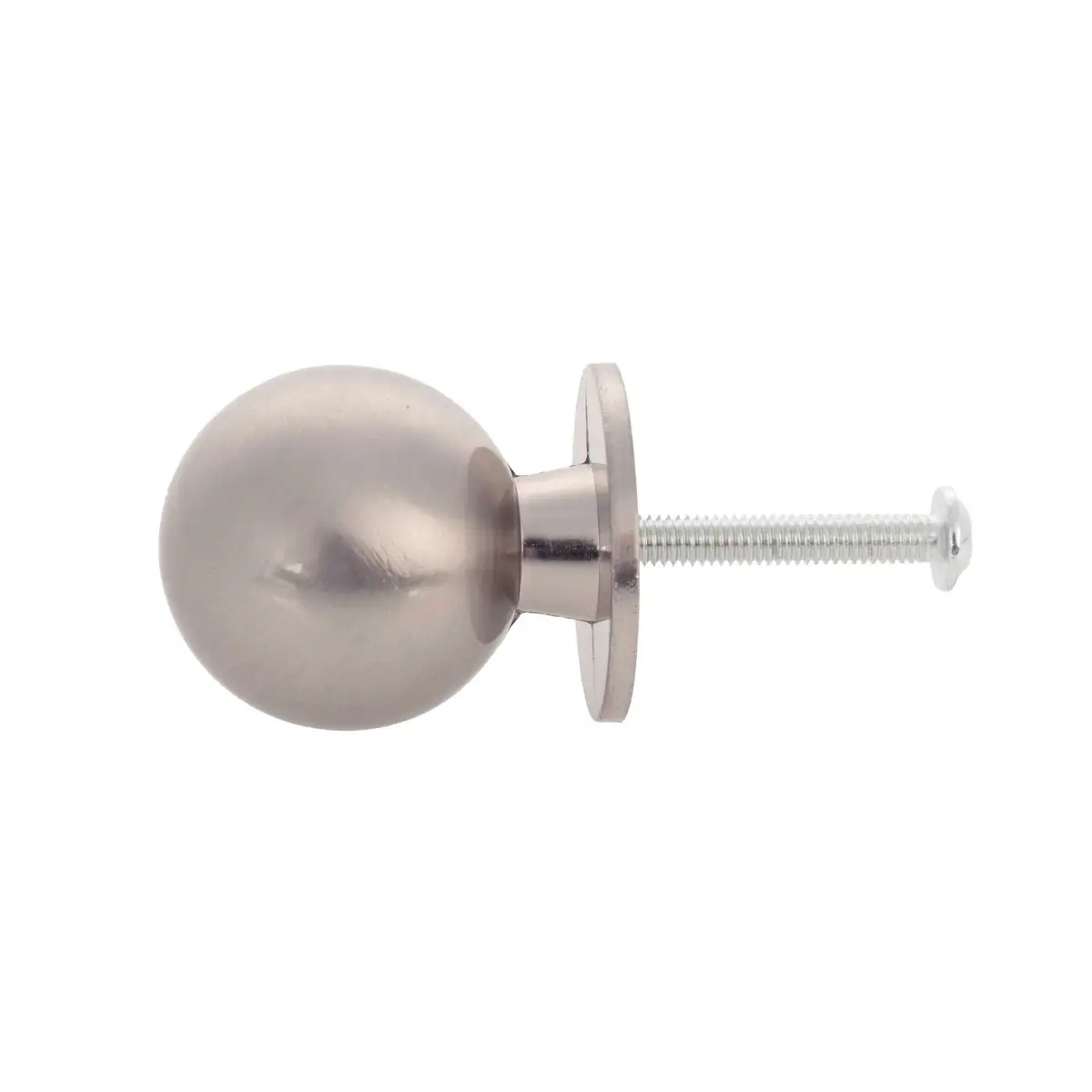Mkats Round Stainless Steel Drawer Knob (3 cm)
