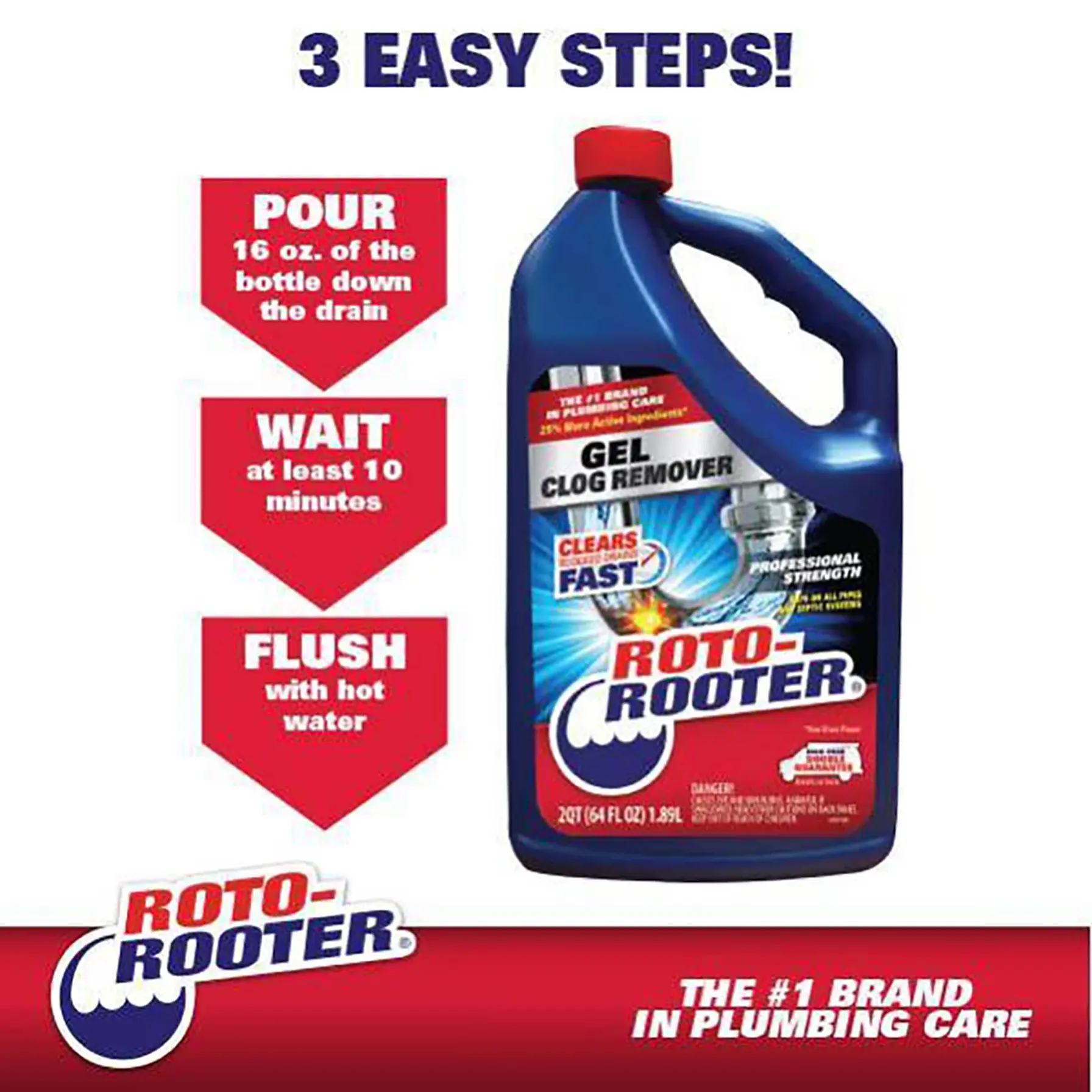 Roto-Rooter Clog Remover Gel (1.89 L)