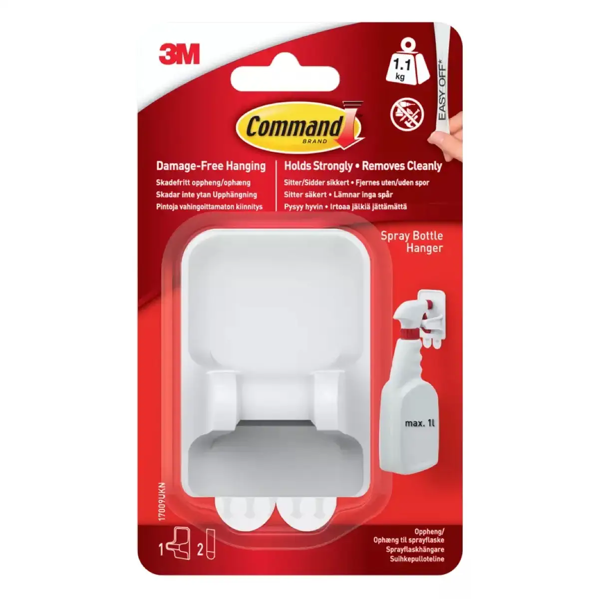 3M Command Spray Bottle Hanger (Up To 1 Kg)