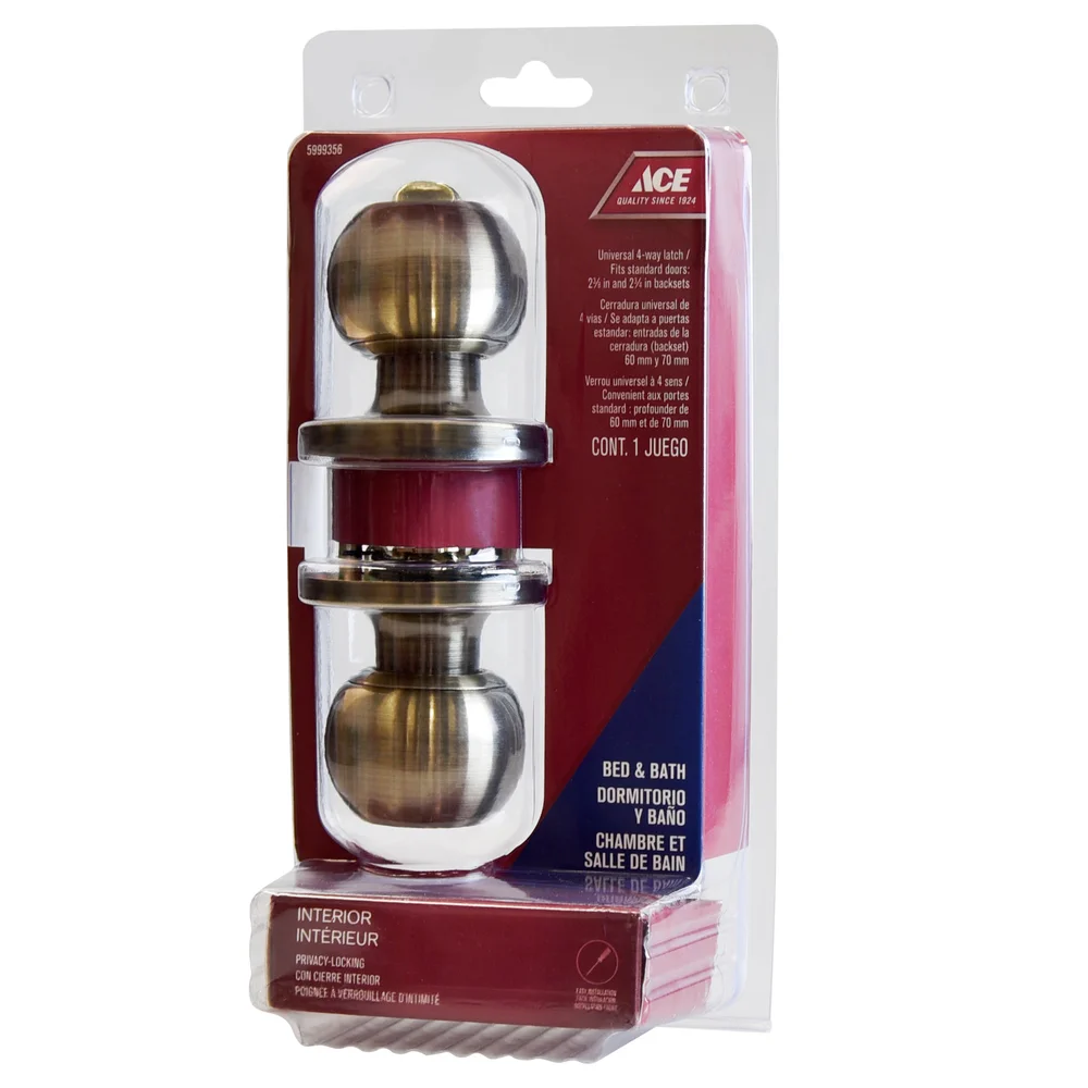 Ace Antique Brass Doorlock Privacy Knob