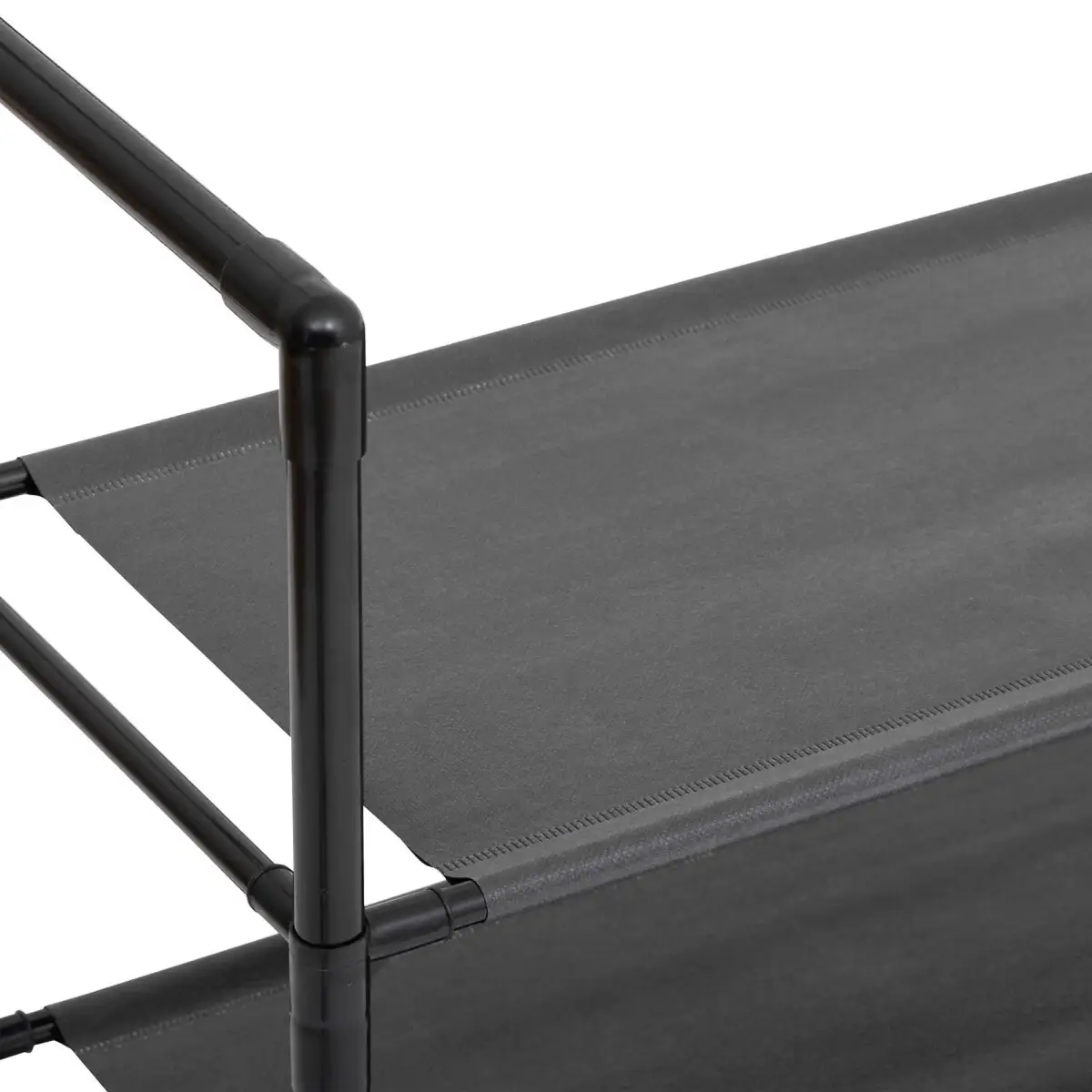 5Five Coat Rack with 8 Hooks and 5 Shelves (60 x 25.5 x 170 cm, Black)