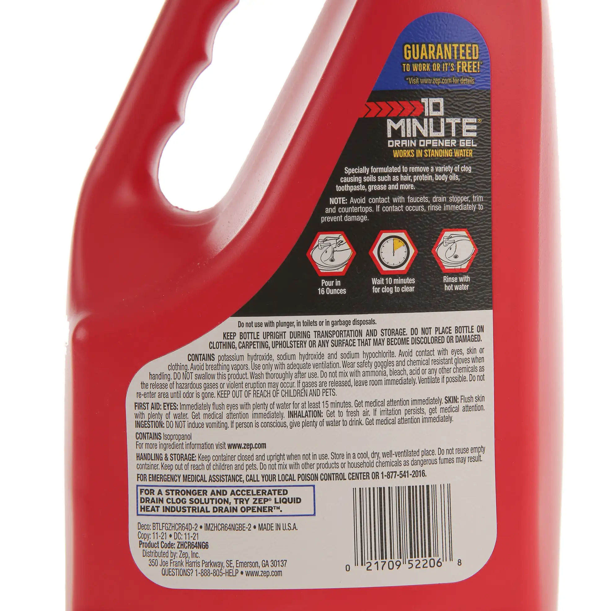 Zep 10-Minute Hair Clog Remover