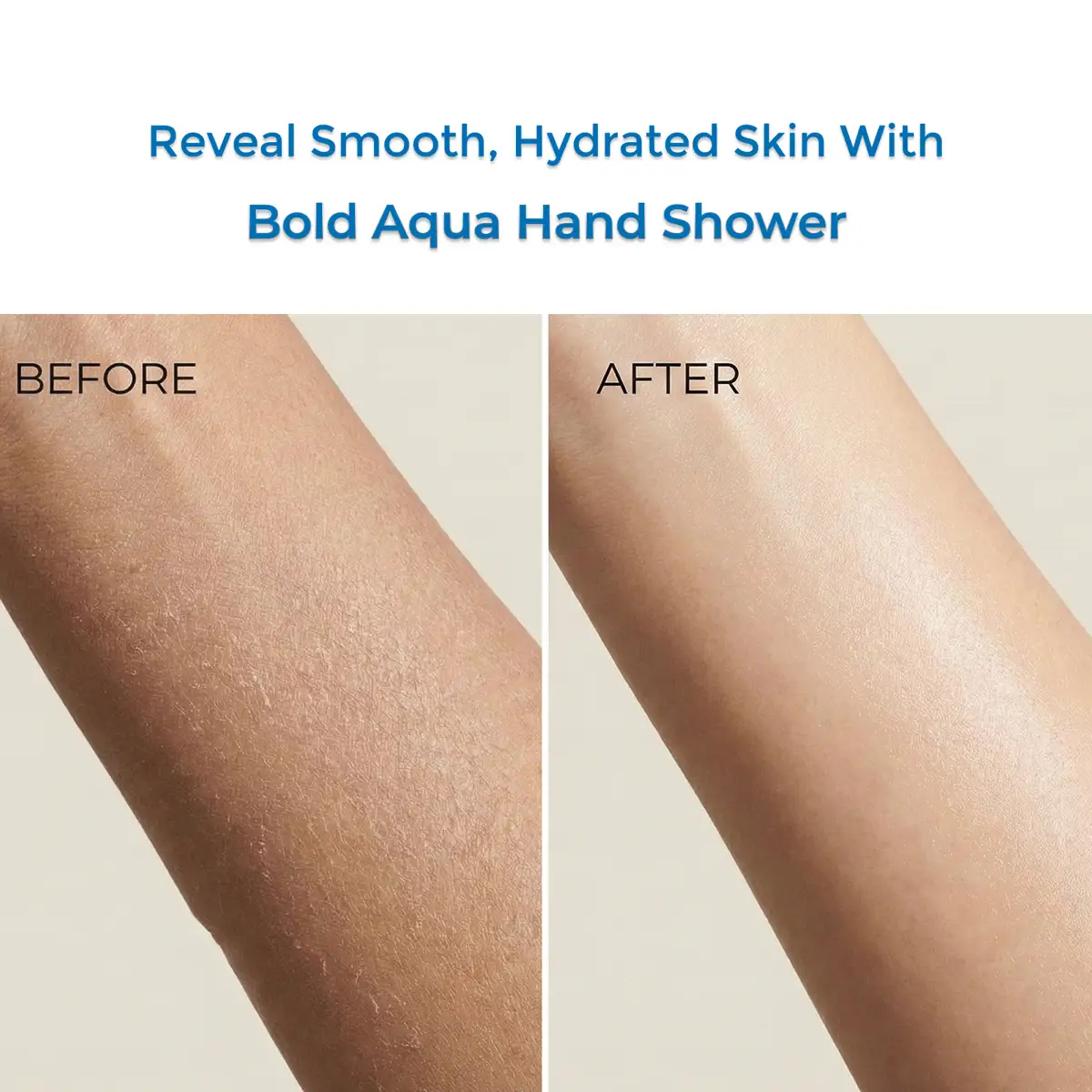 Bold Aqua Hand Shower (3 x 10 x 26.5 cm, Chrome)