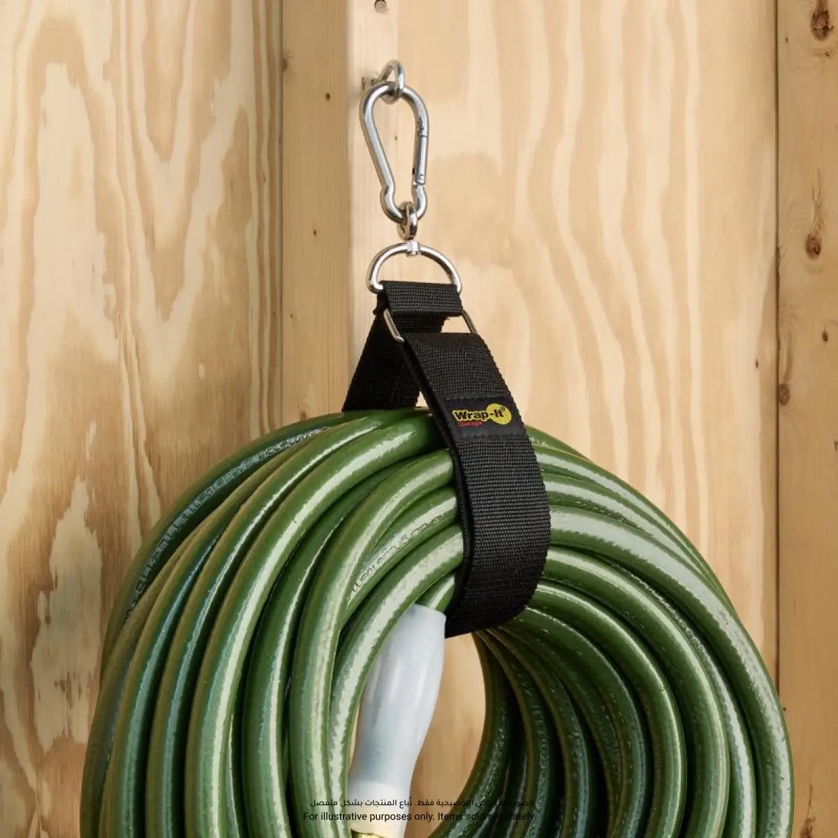 Wrap-It Hook n Hang Storage Stap (Black, 81 cm)