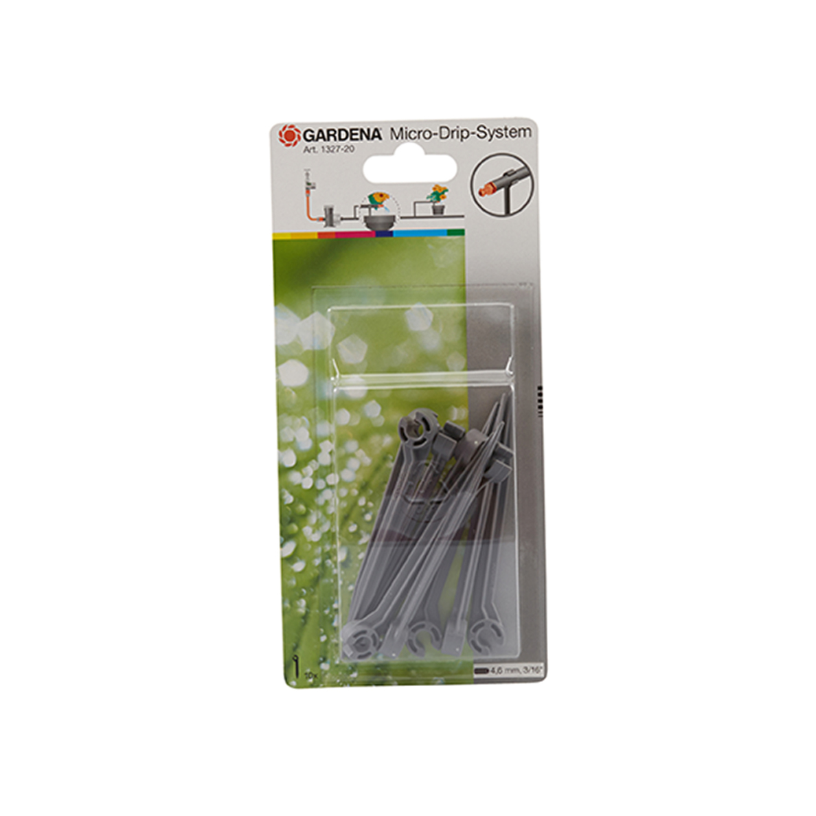 Pipe Pegs (Pack of 10, Gray)