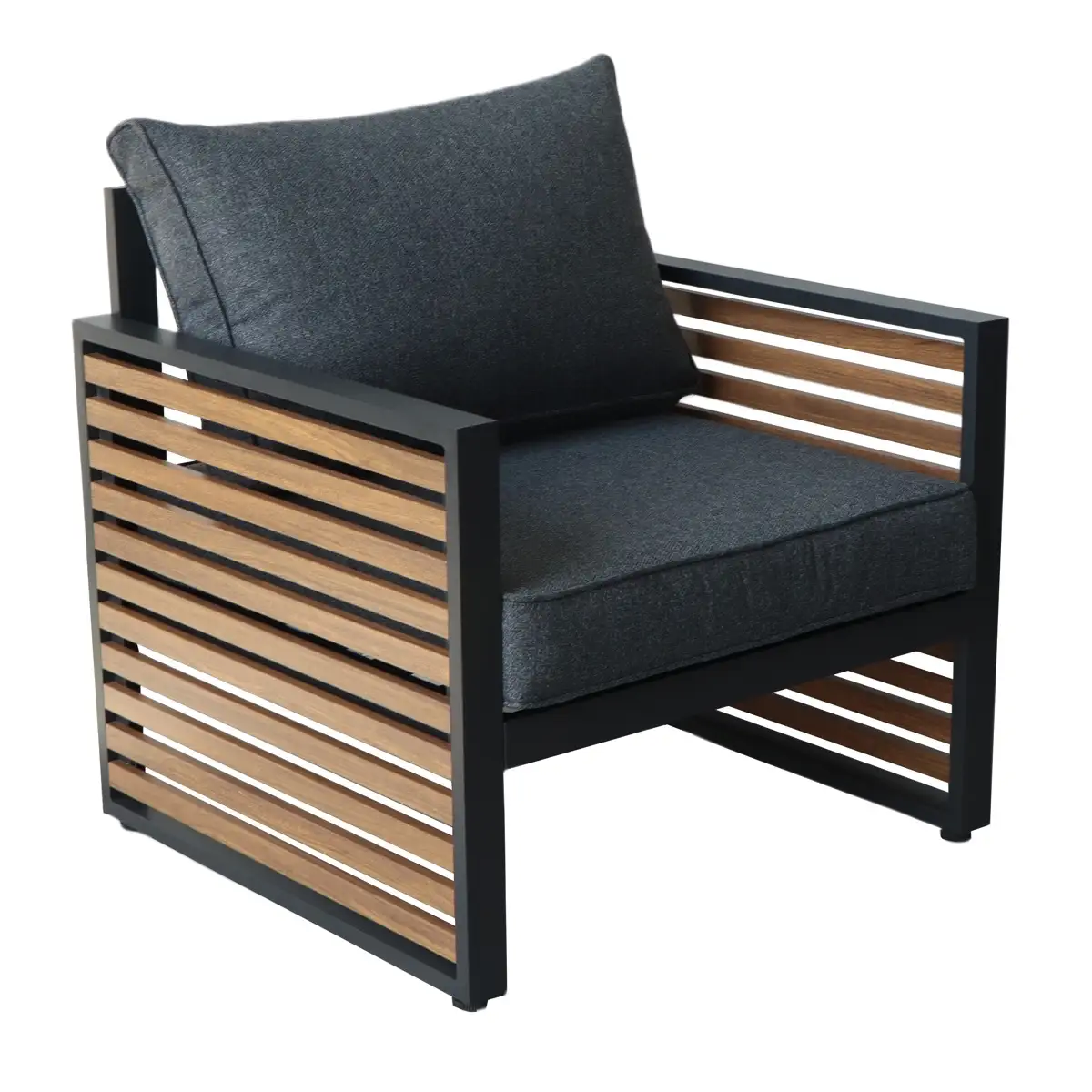 Oslo 9-Seater Aluminum Corner Outdoor Sofa Set W/Cushions (135 x 70 x 74 cm)