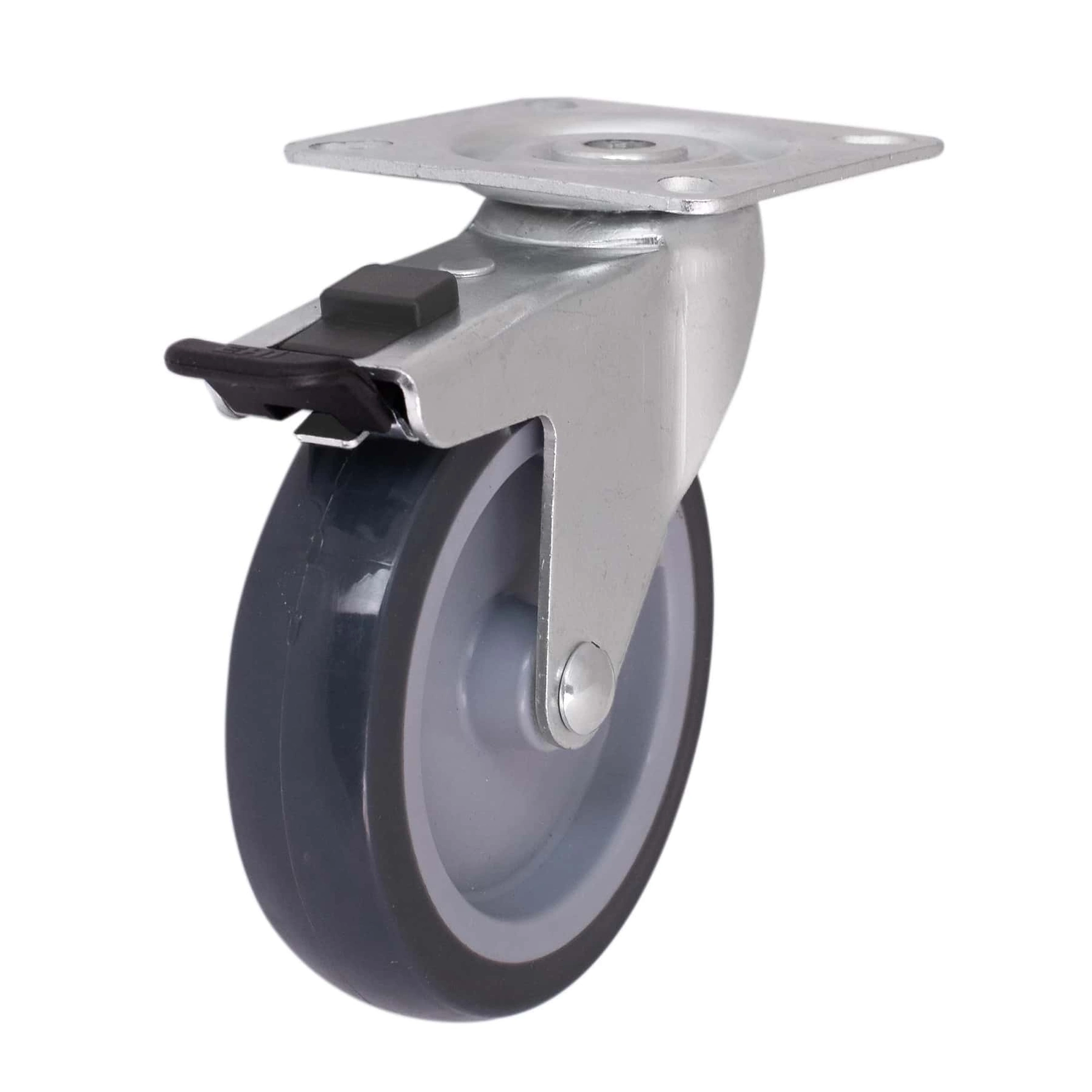 Braked Heavy Duty Swivel Castor, WC69 (100 mm, 70 kg)