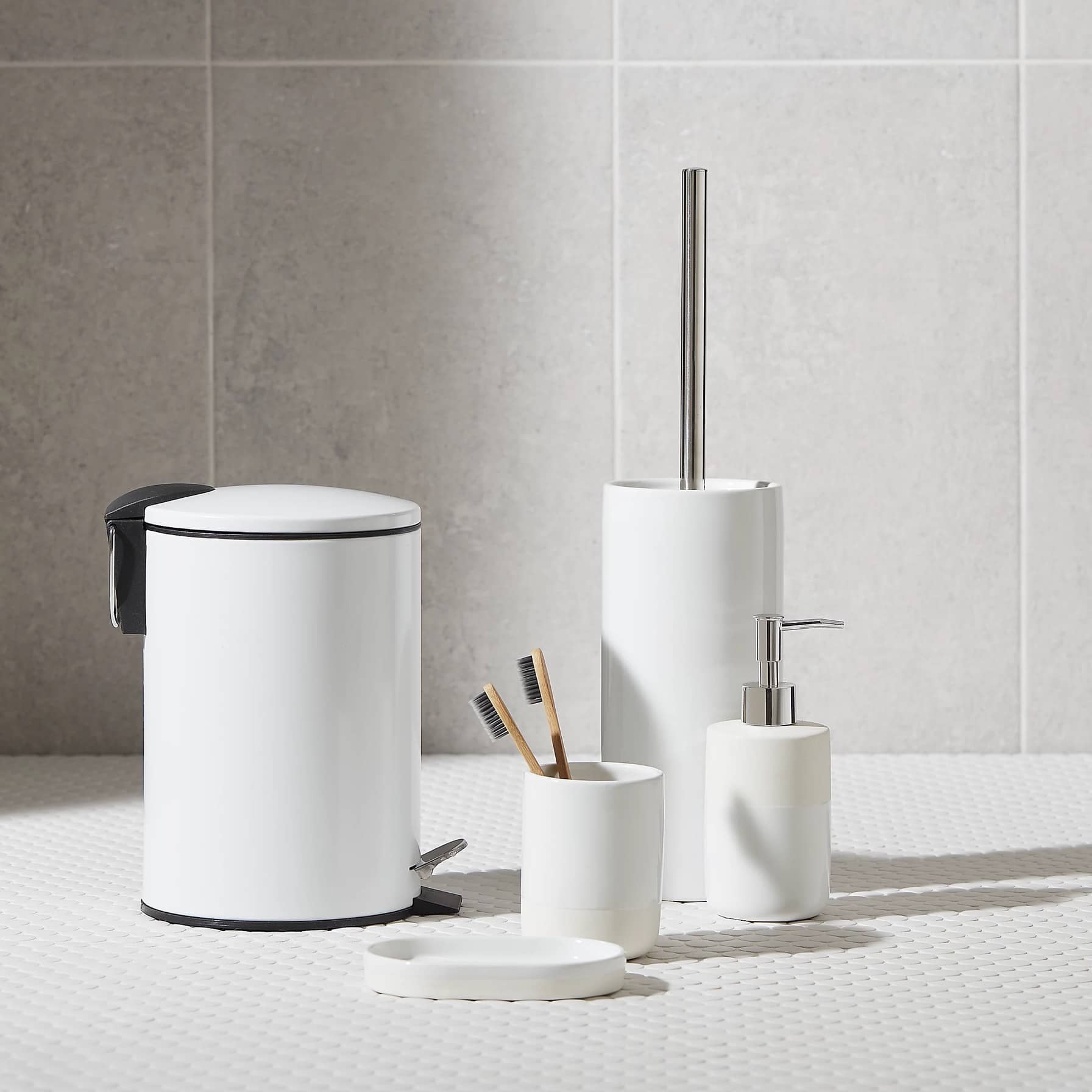 GoodHome Koros Ceramic Soap Dish (142 x 20 mm)