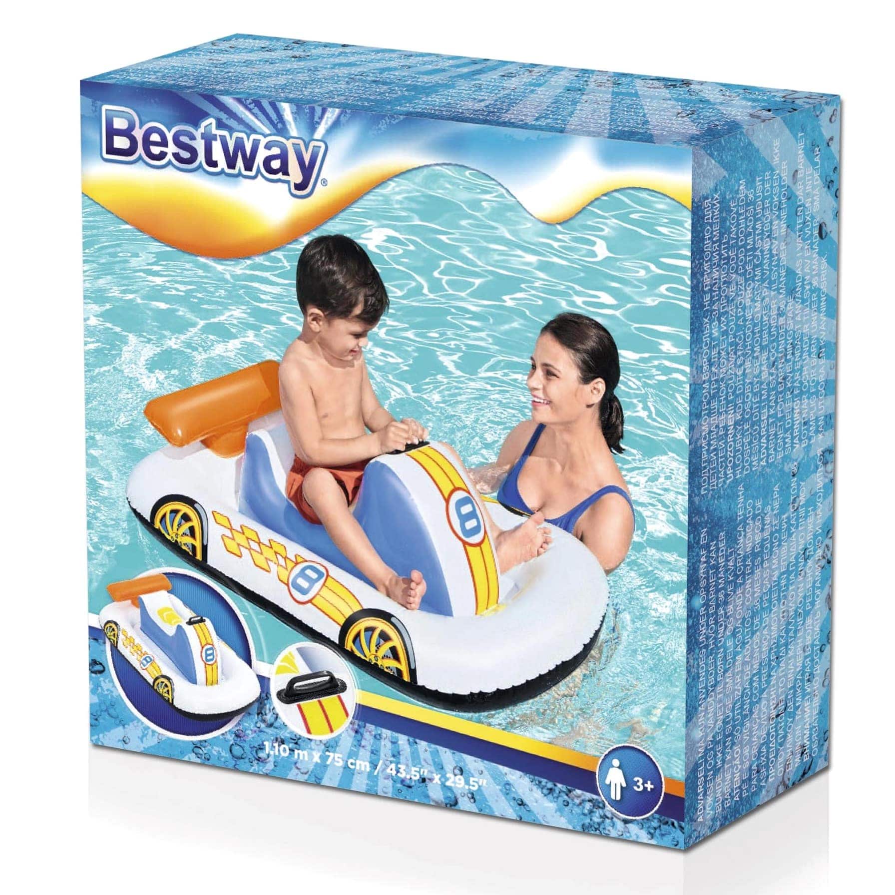 Bestway Sports Car Inflatable Ride-On (110 x 75 cm)