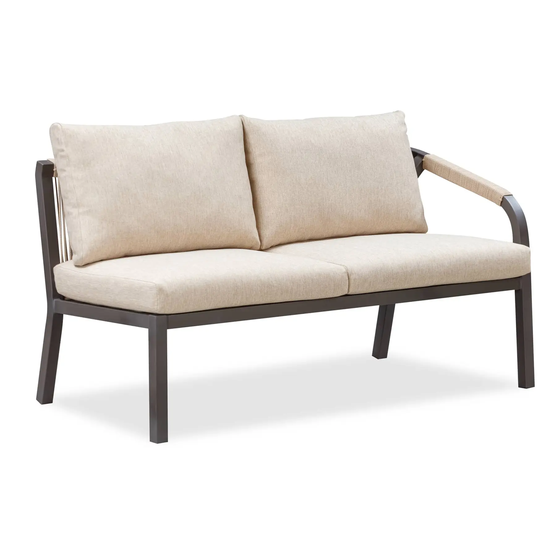 Angelo 5-Seater Aluminum & Rope Dining Set