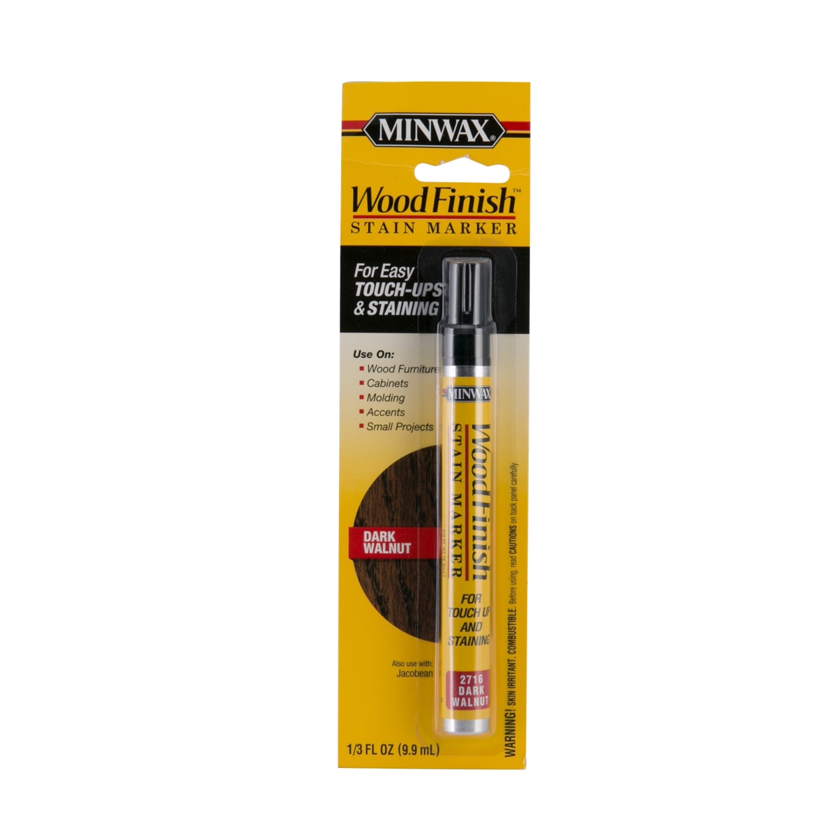 Minwax Wood Finish Stain Marker (9.9 ml, Dark Walnut)