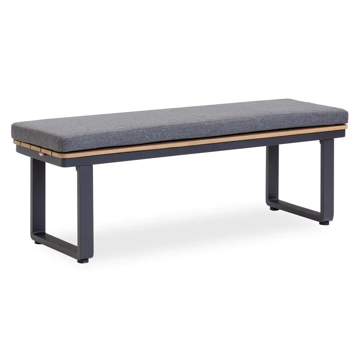 Lucia Metal Corner 5-Seater Outdoor Sofa & Dining Set W/Cushions