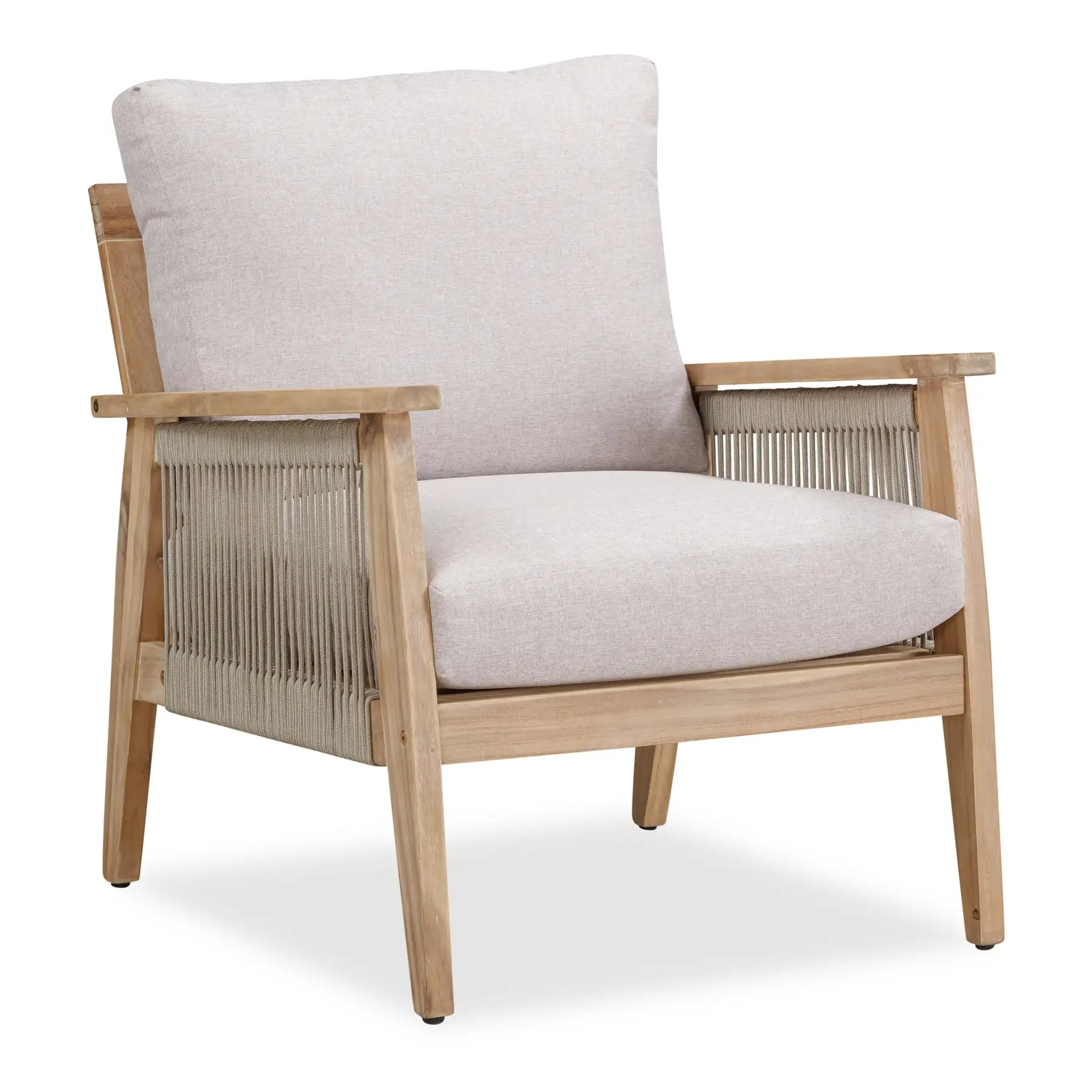 Baltimore Acacia Wood 1-Seater Outdoor Sofa W/Cushion (72 x 83 x 73 cm)
