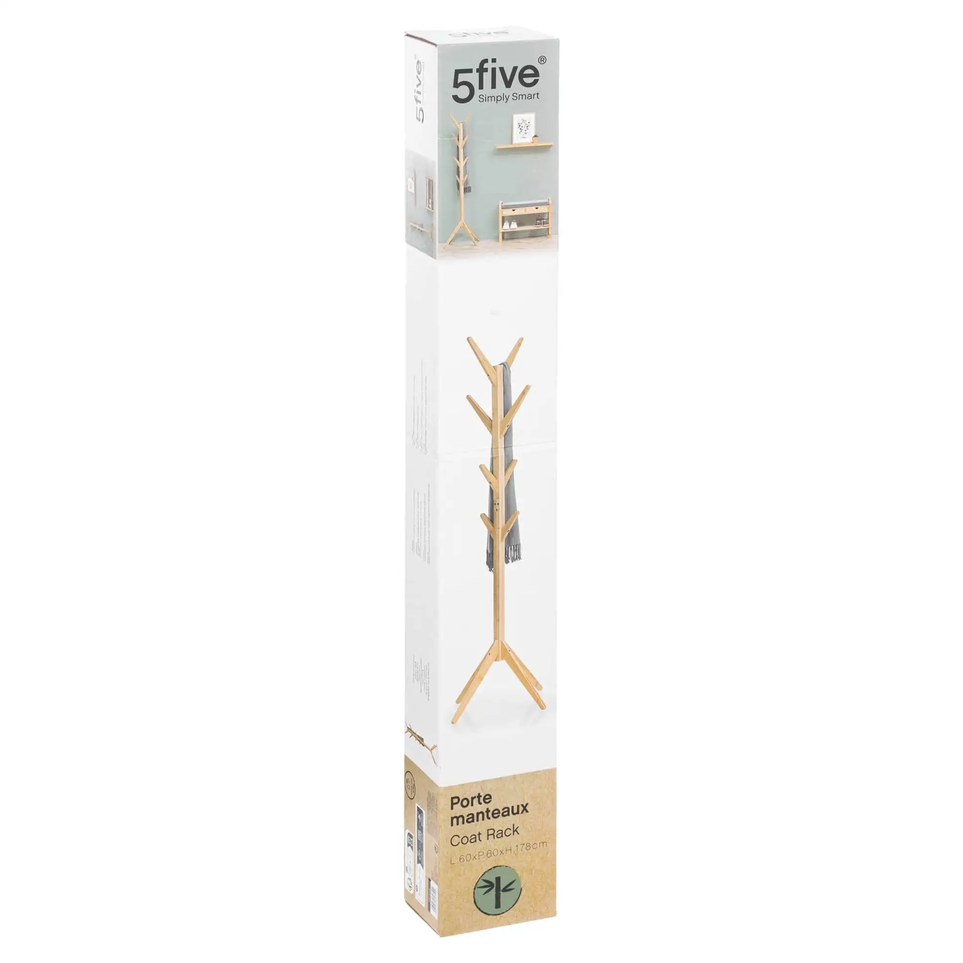 Bamboo Coat Hanger (60 x 60 x 178 cm)