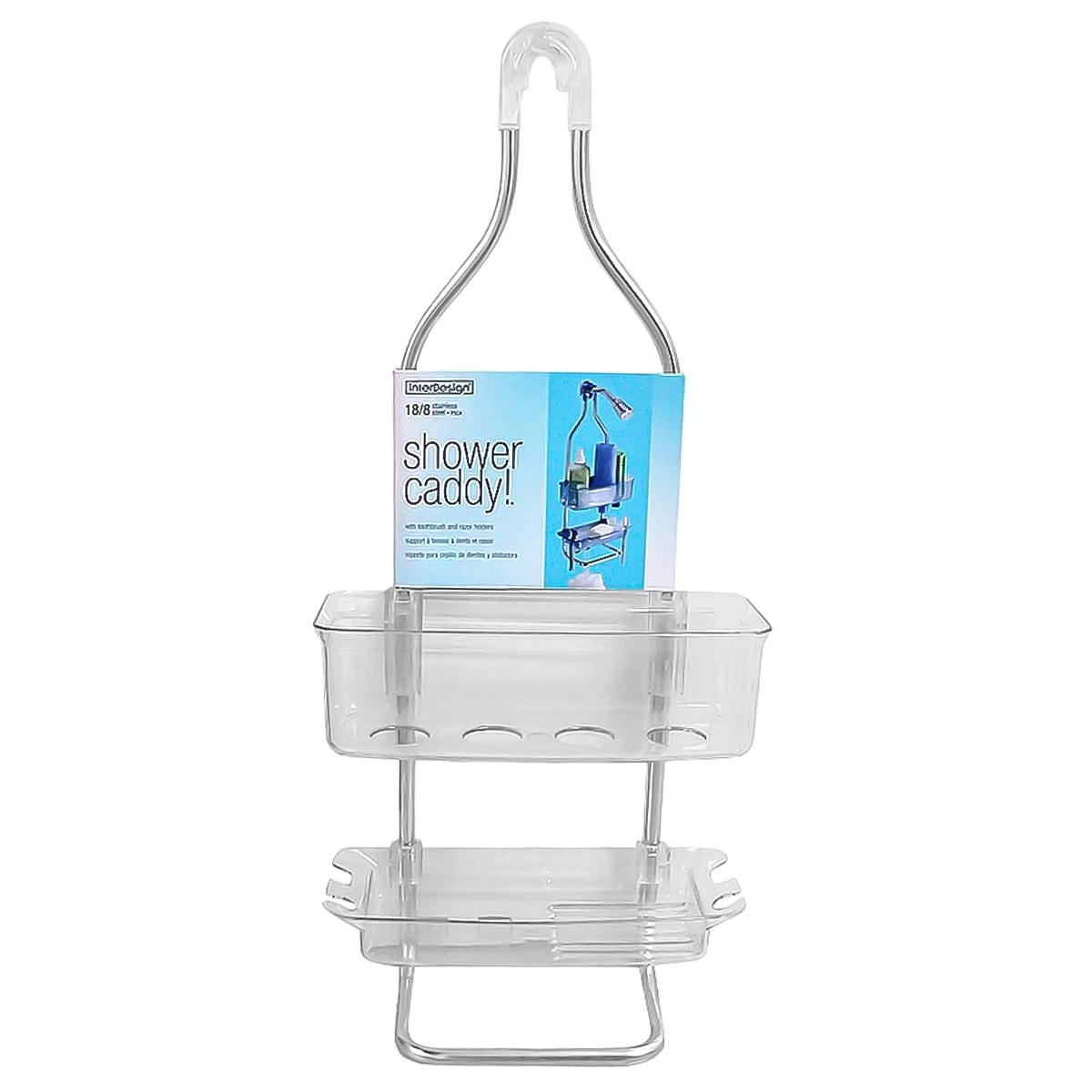 Interdesign Zia Shower Caddy (30 x 59 x 27 cm, White)