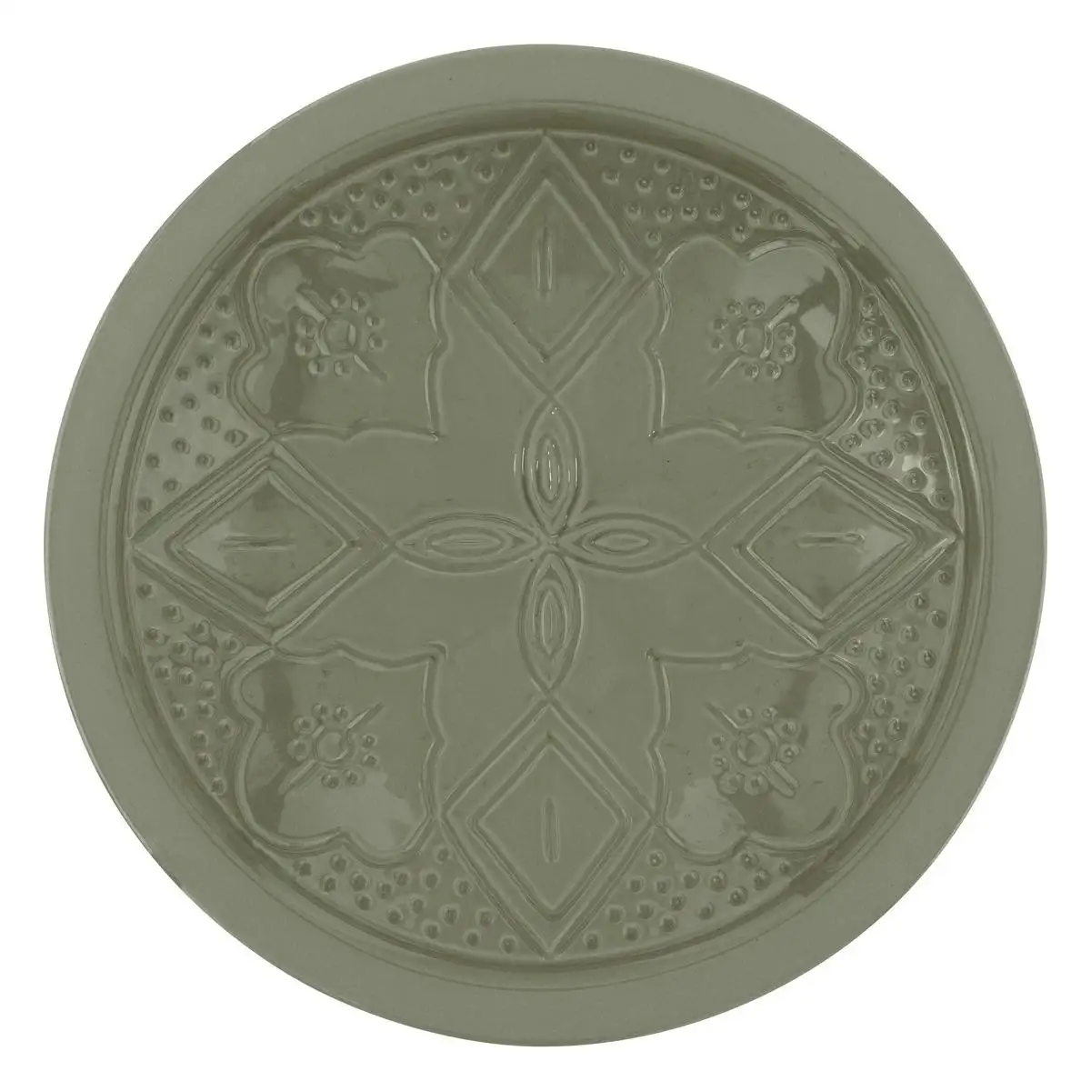 SG Sienna Couscous Plate (Dia. 33 cm, Light Green)