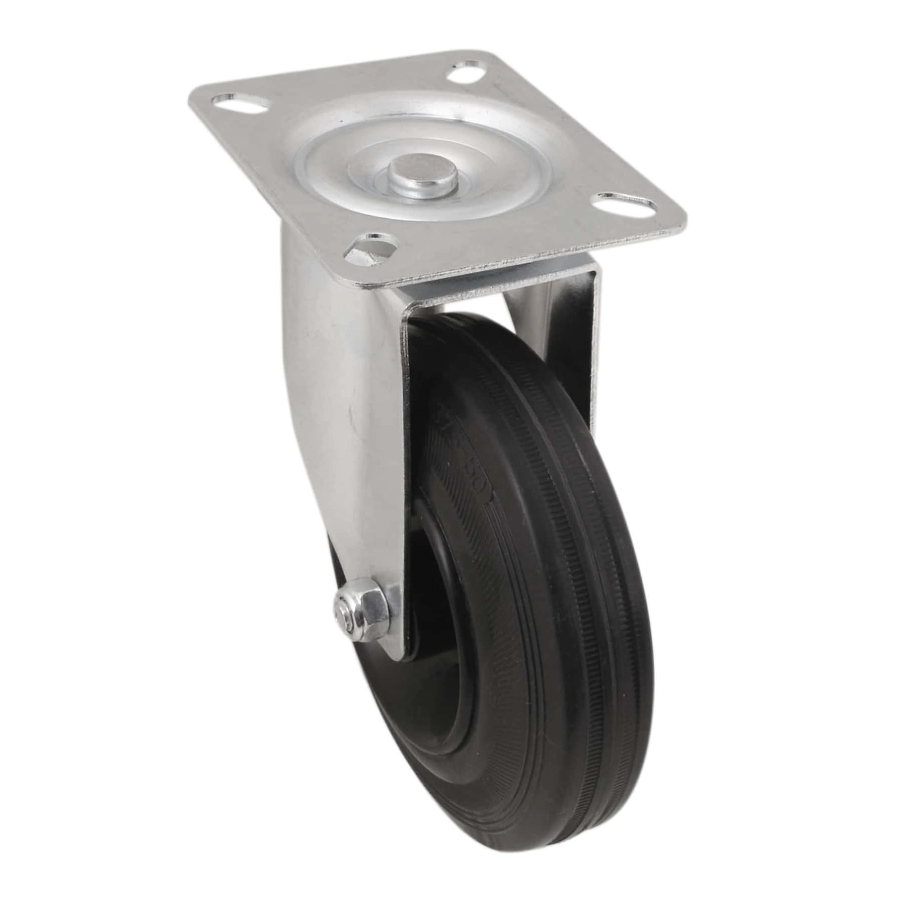 Unbraked Heavy Duty Swivel Castor, WC49 (125 mm, 100 kg)