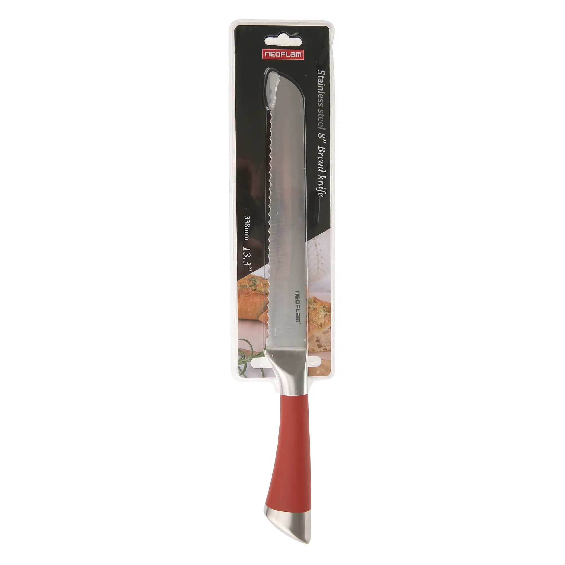 Neoflam Stainless Steel Bread Knife W/TPR Handle (20.32 cm)