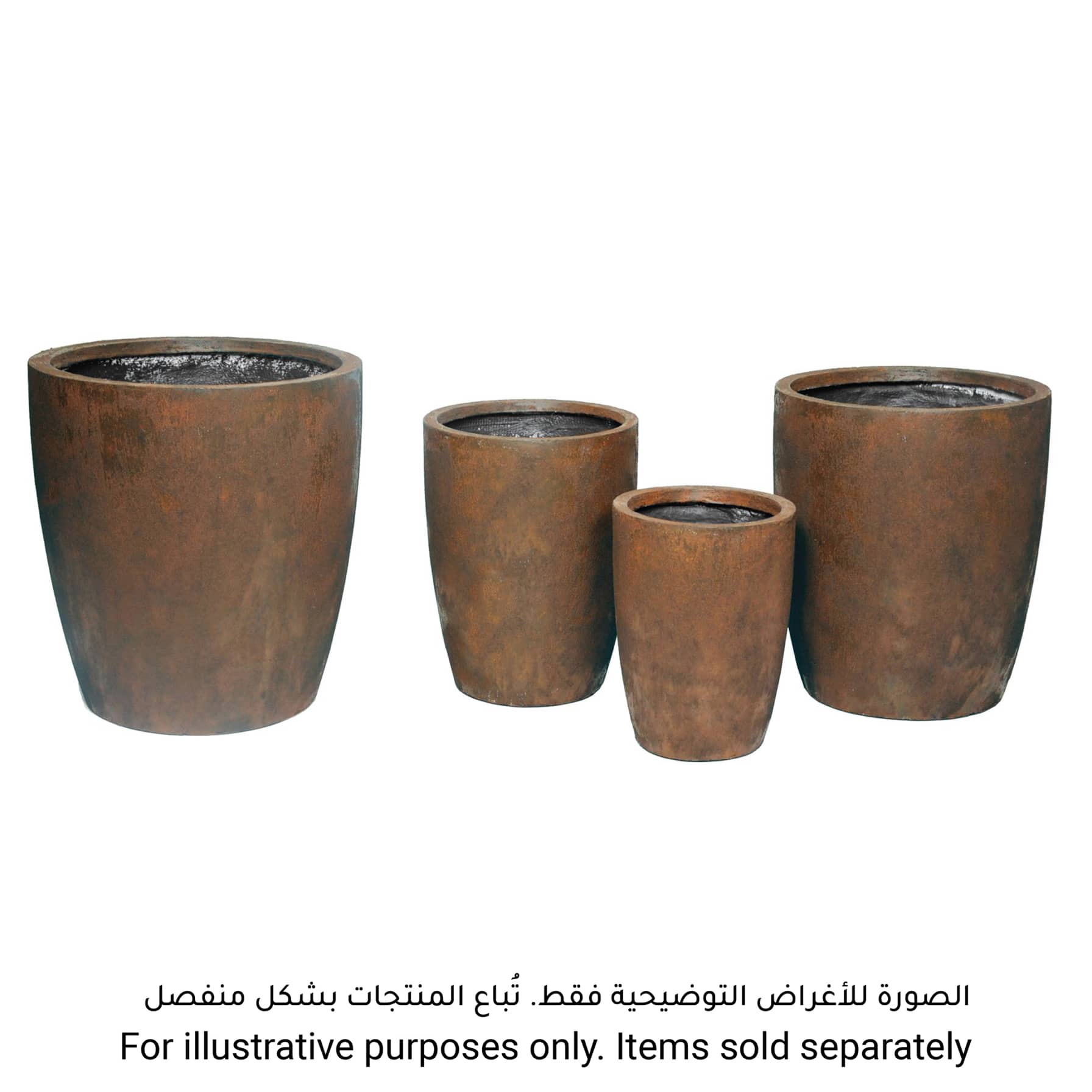 Glazed Terracotta Texas Egg Plant Pot Generic (39 x 39 x 38 cm, Large)